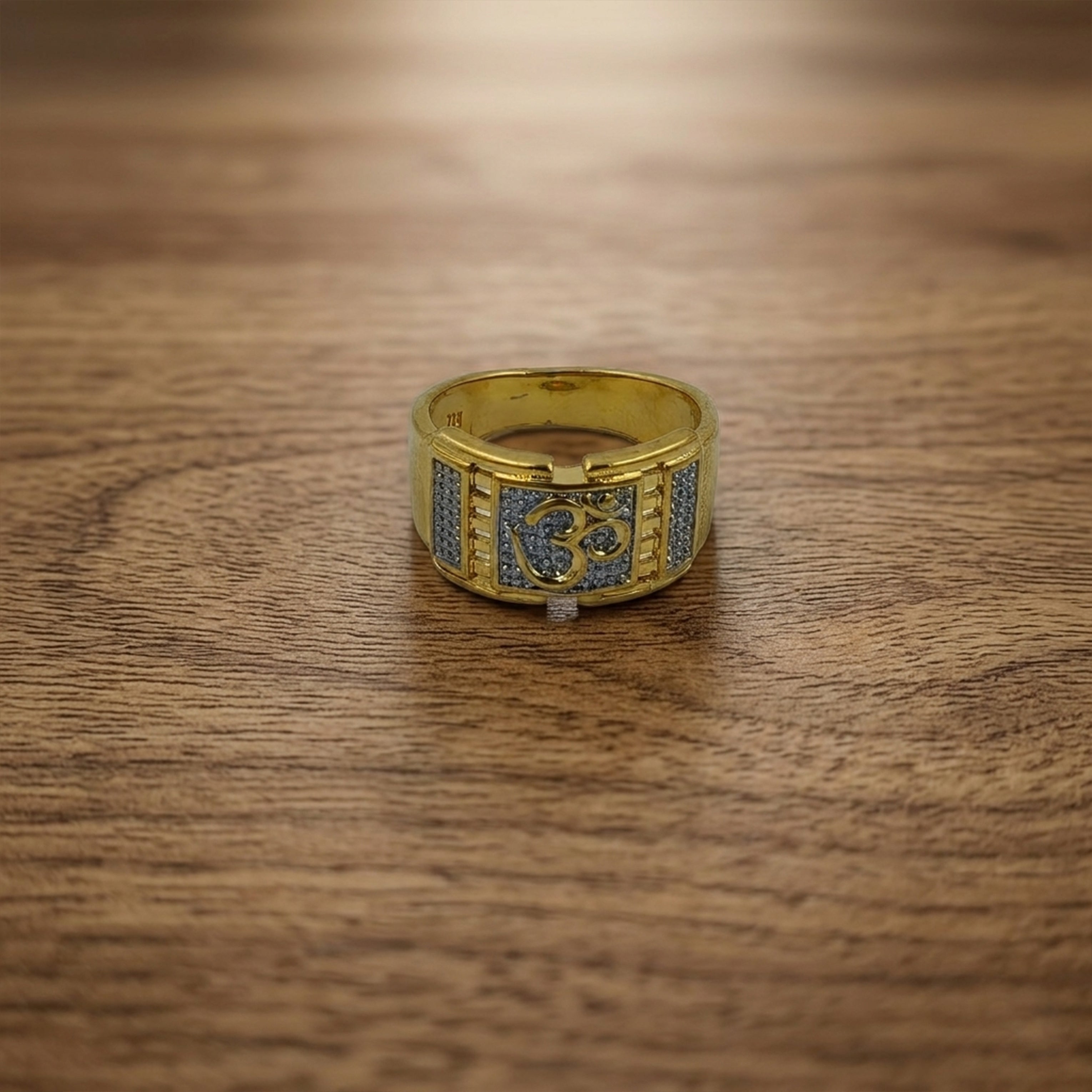 Divine Om Gold Ring GMR -28