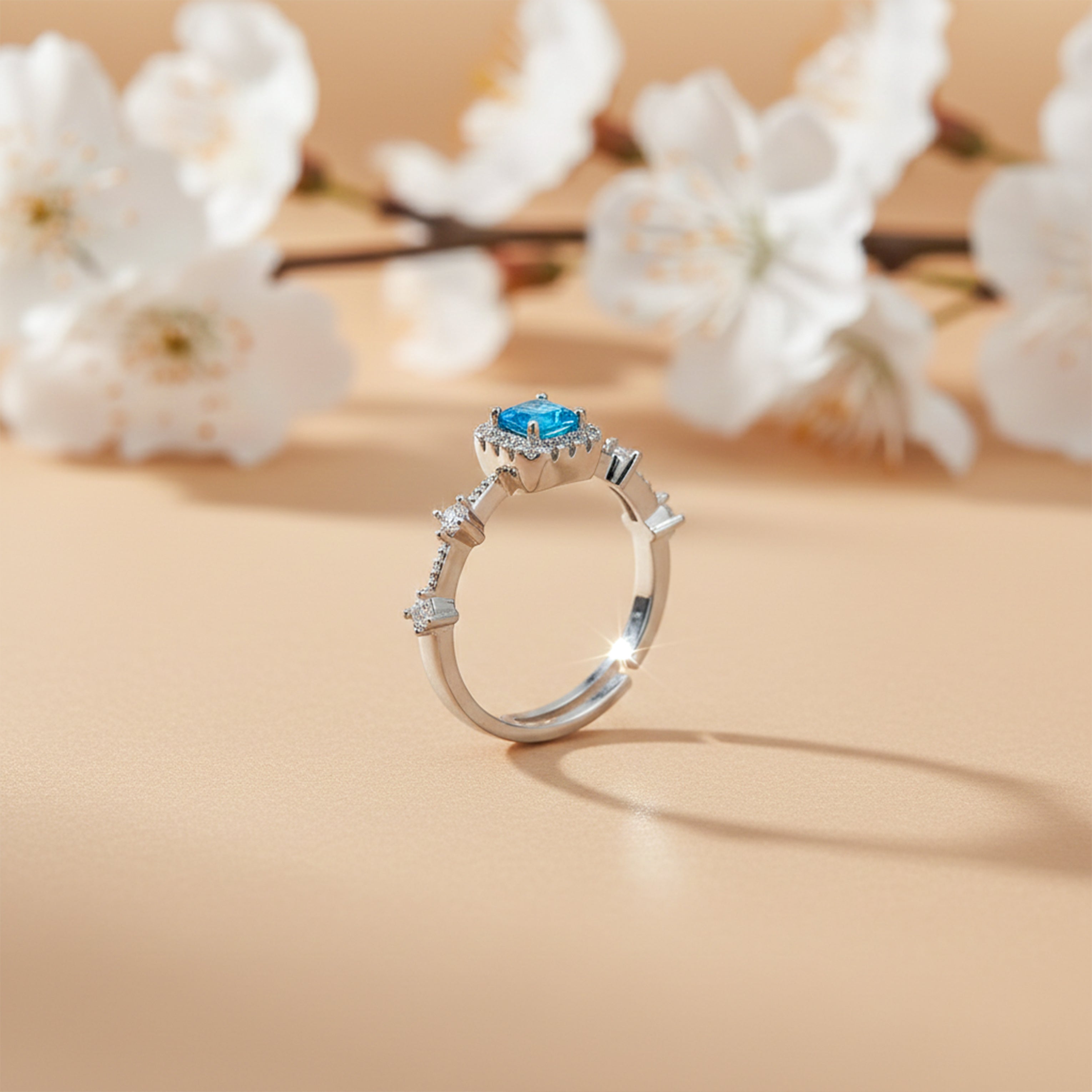 Ocean Halo Butterfly Ring GWR -67