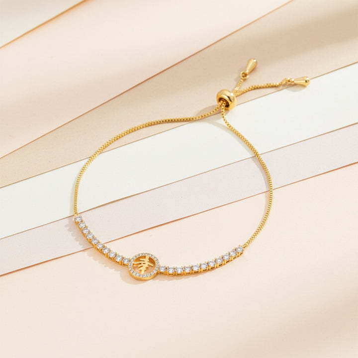 Fortune Charm Adjustable Bracelet GWB -108