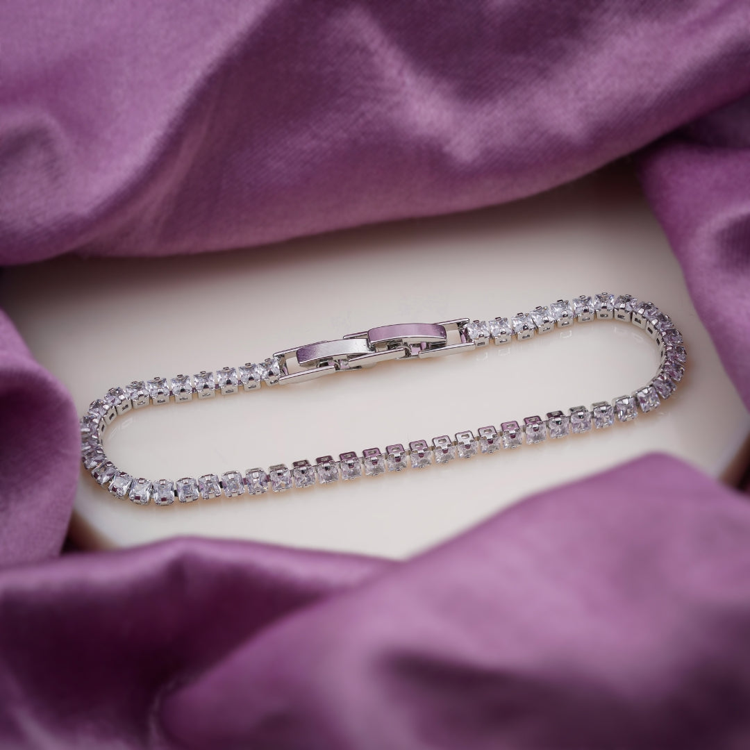 Diamond Row Womens Bracelet