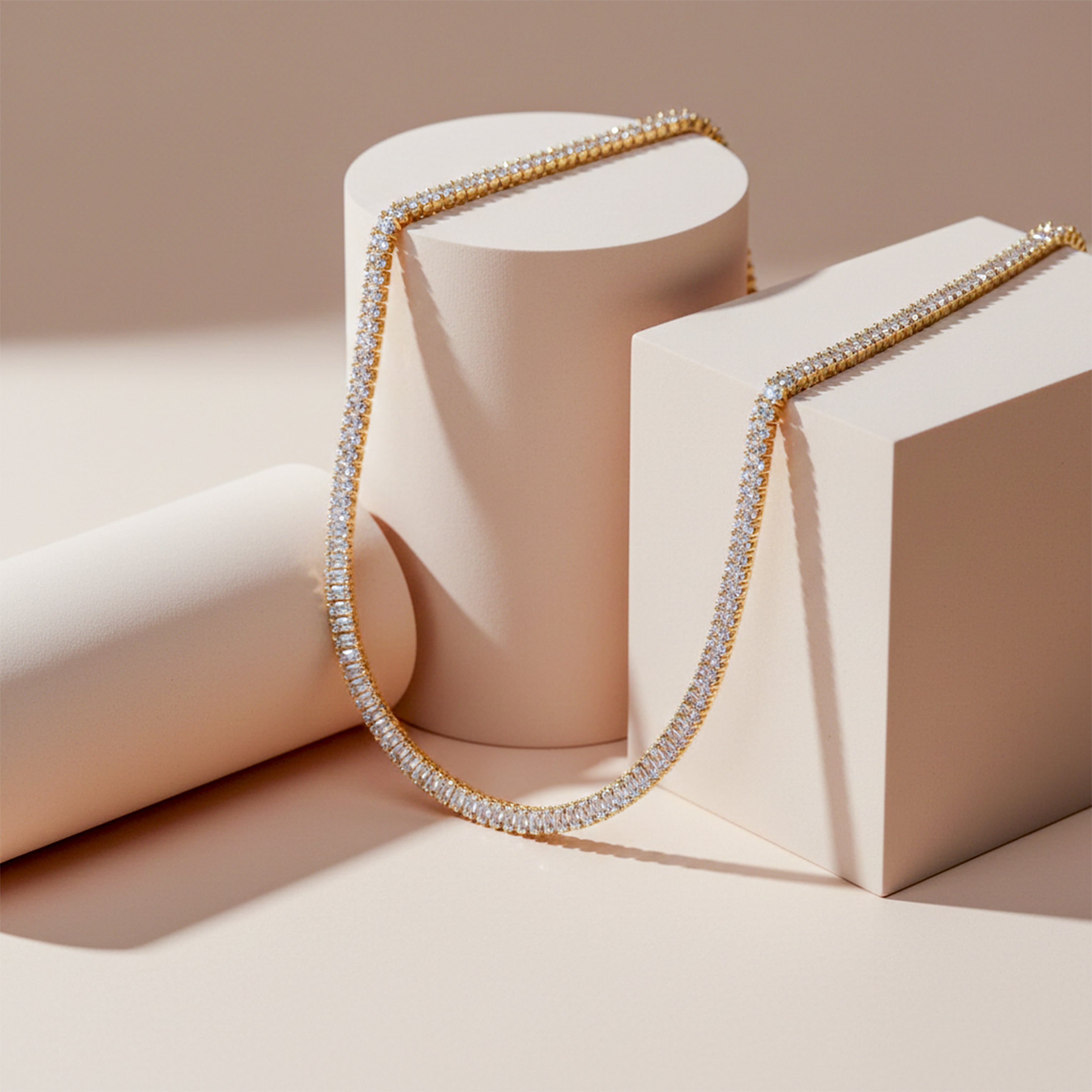 Elegant Full Zircon Choker Necklace GWN -68