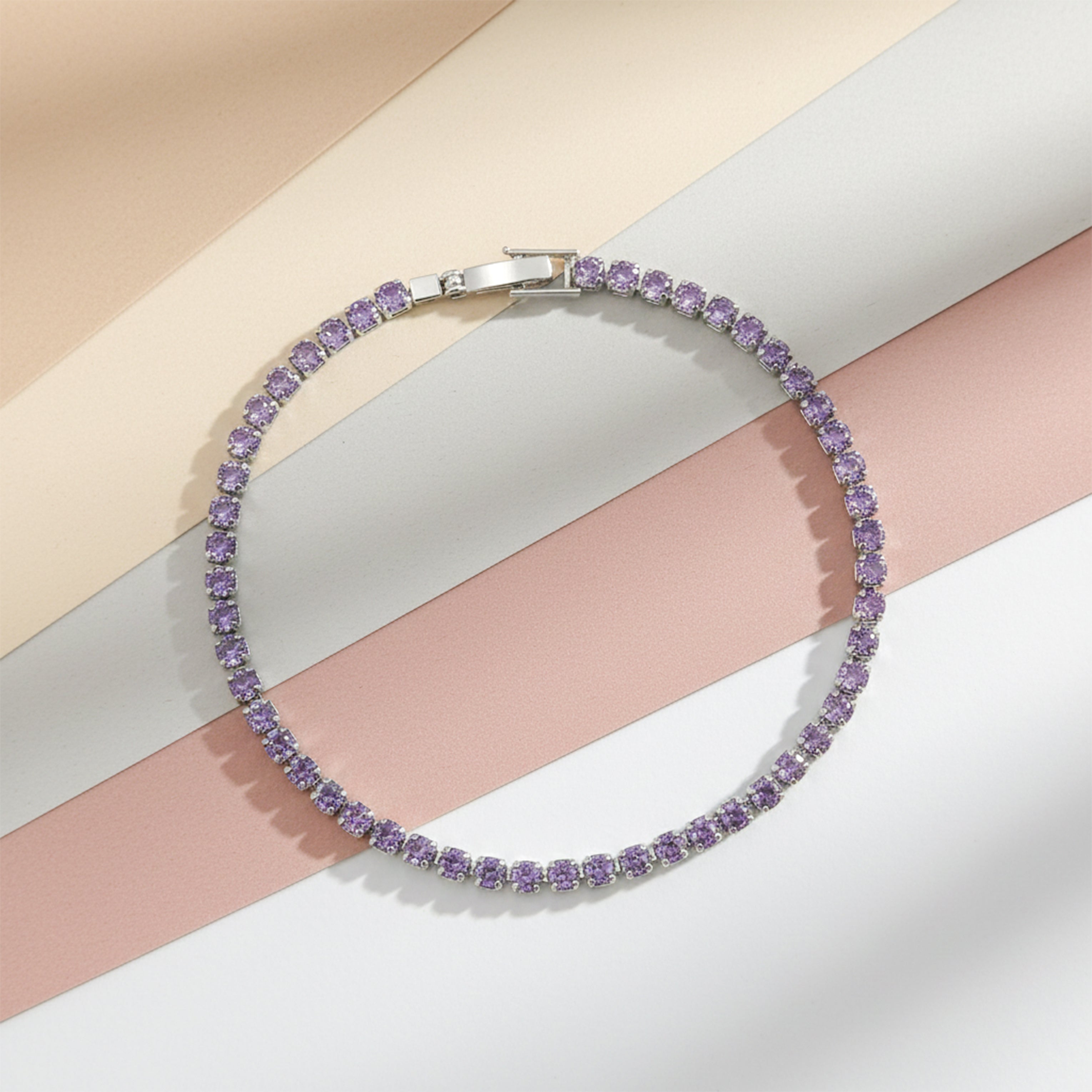 Lavender Luxe Tennis Bracelet GWB -56