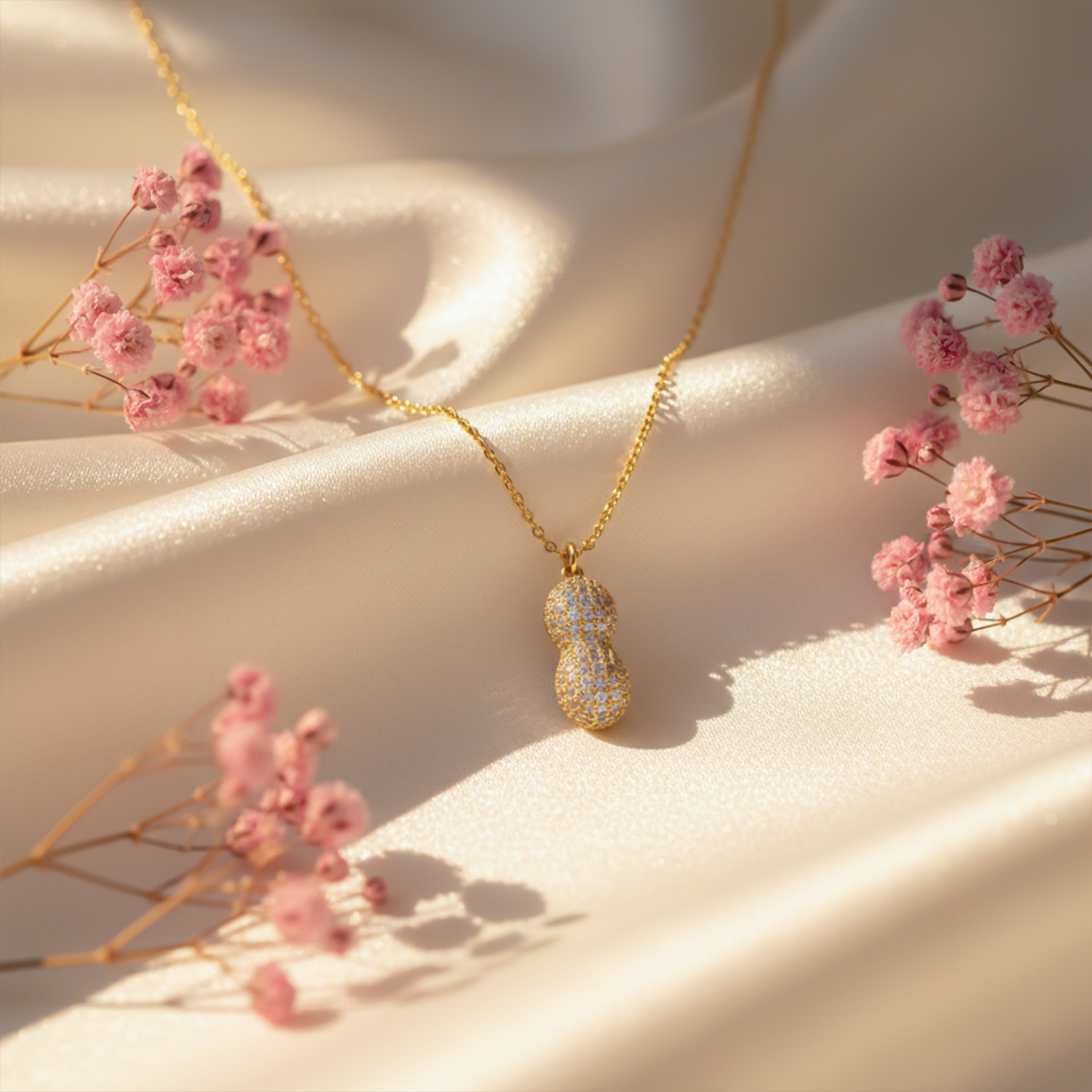 Elegant Gold Open Locket Necklace GWN -32
