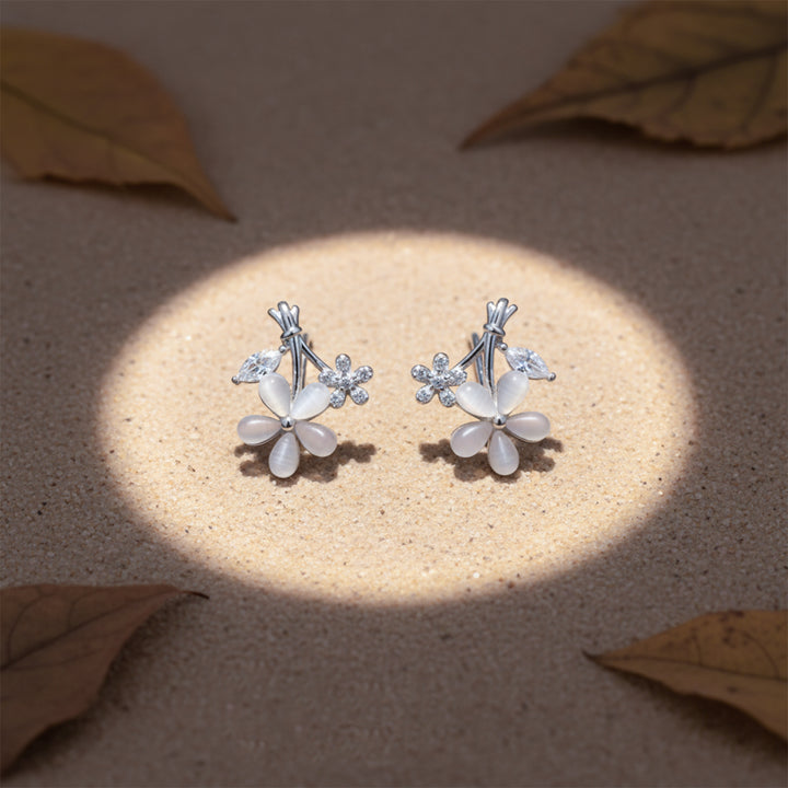 Crystal Bouquet Stud Earrings GWE -111