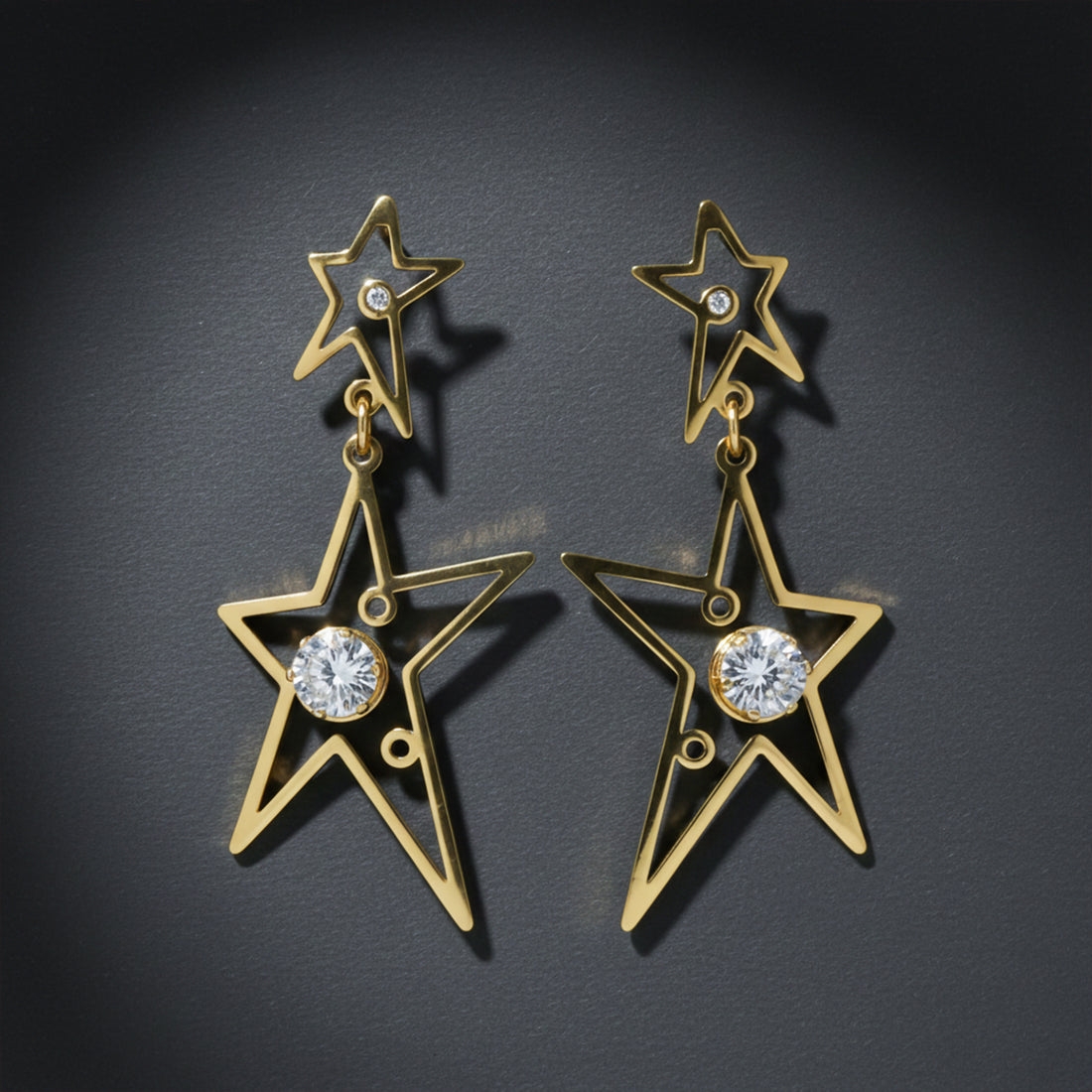 Celestial Star Drop Earrings GWE -78