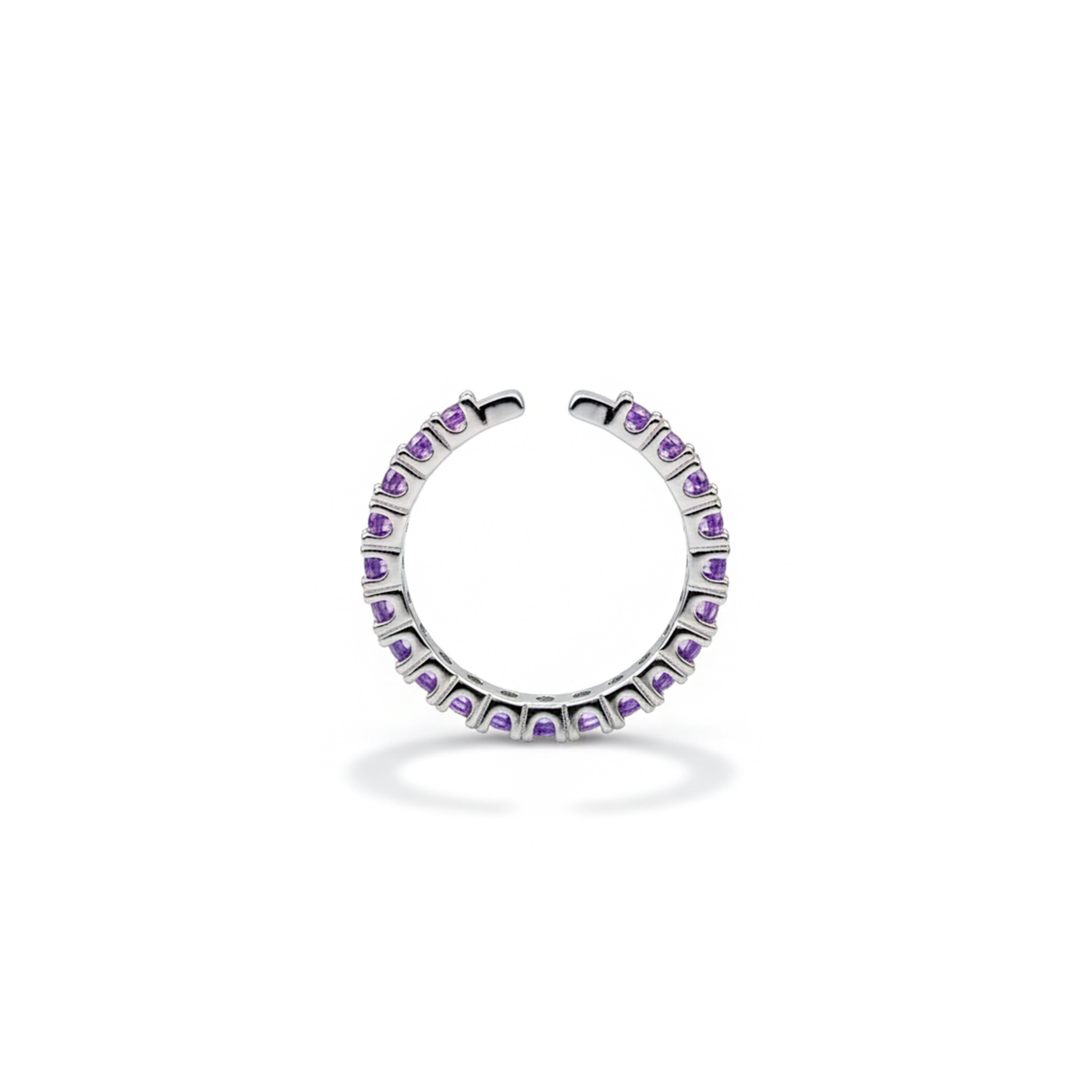 Amethyst Eternity Halo Ring GWR -69