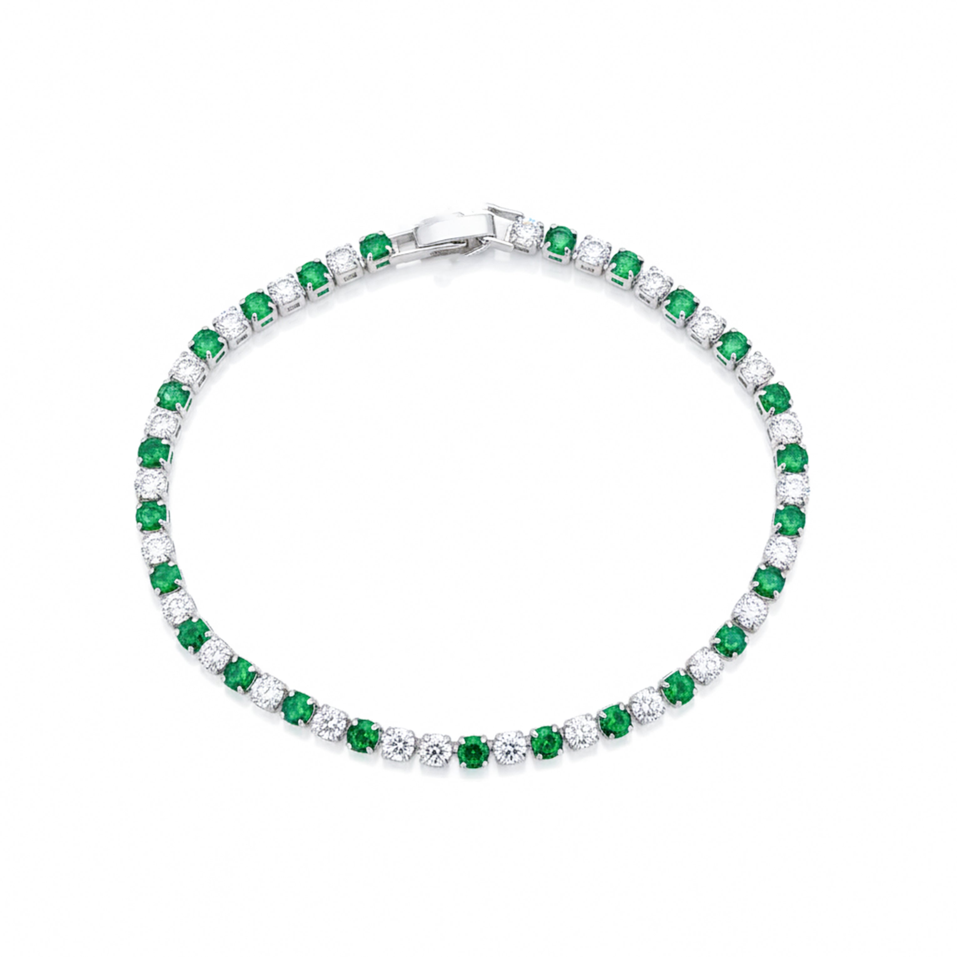Emerald Radiance Tennis Bracelet GWB -70