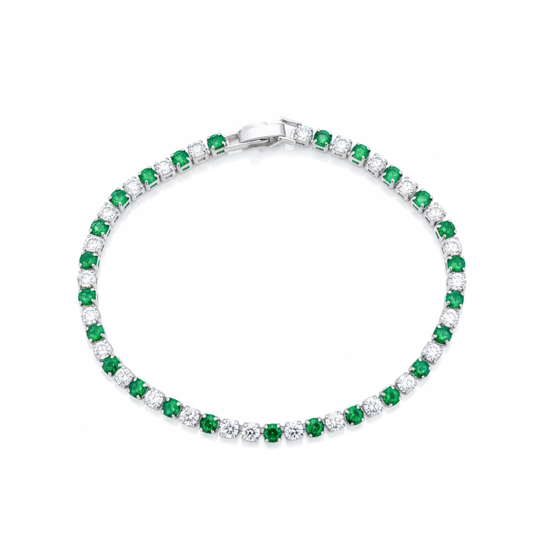 Emerald Radiance Tennis Bracelet GWB -70