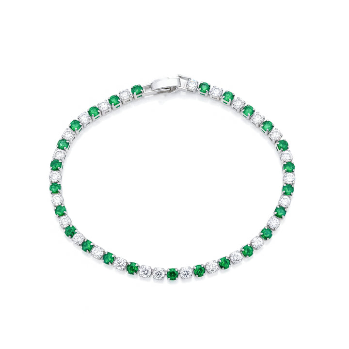 Emerald Radiance Tennis Bracelet GWB -70