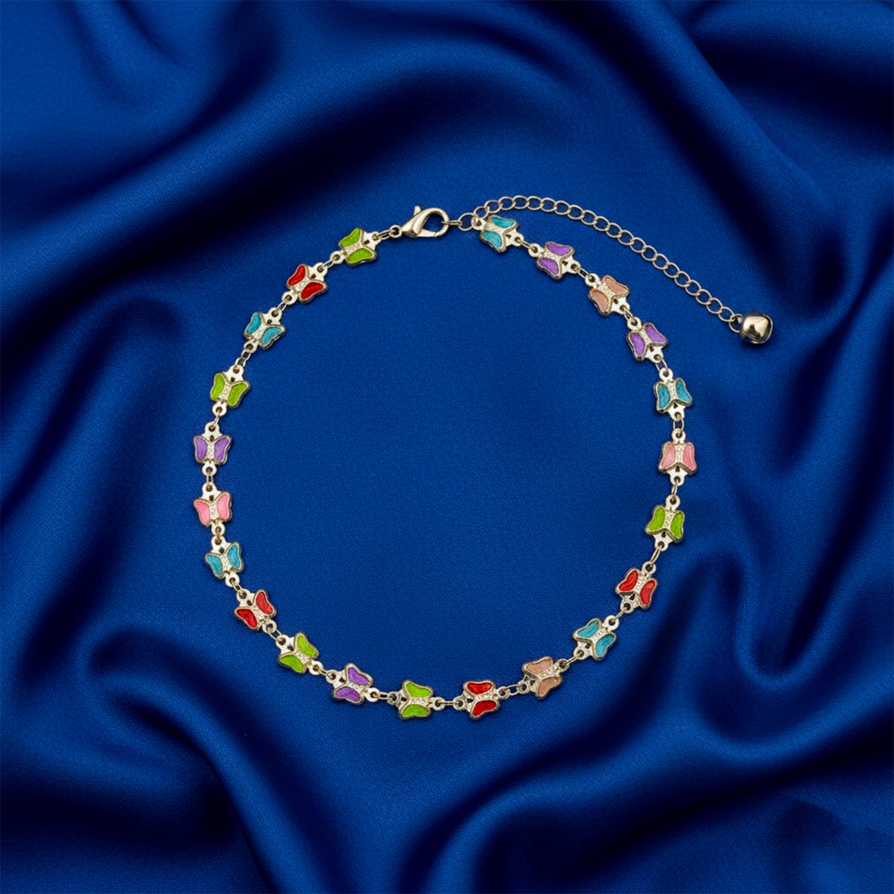 Golden Rainbow Butterfly Anklet GWA -35