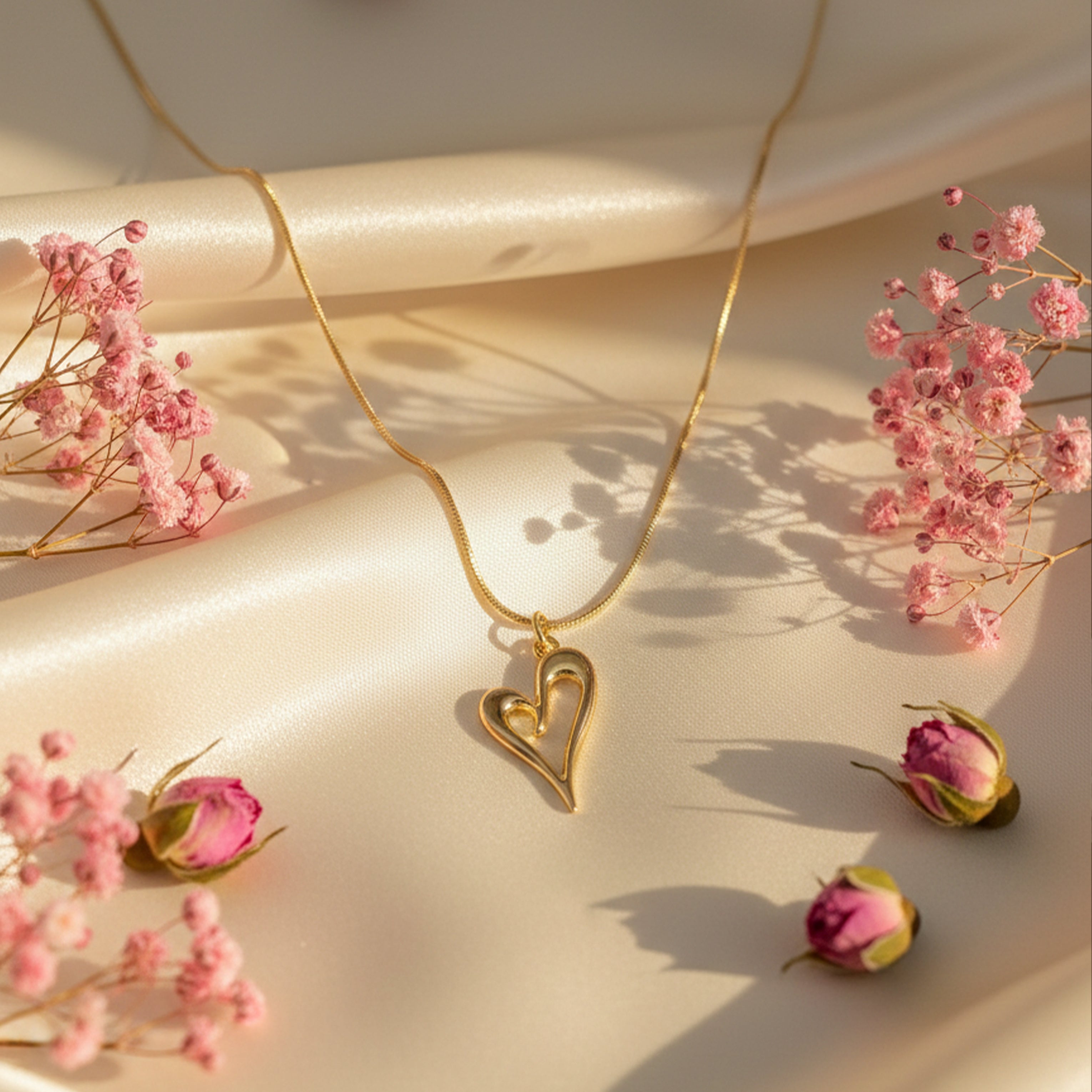 Minimalist Heart Pendant Necklace GWN -62