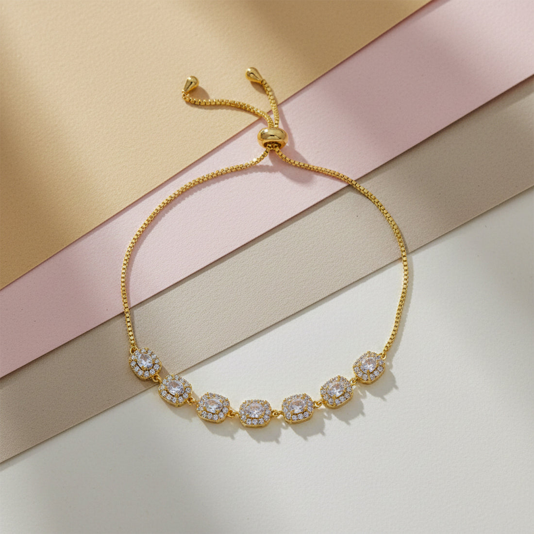 Halo Charm Adjustable Bracelet GWB -159