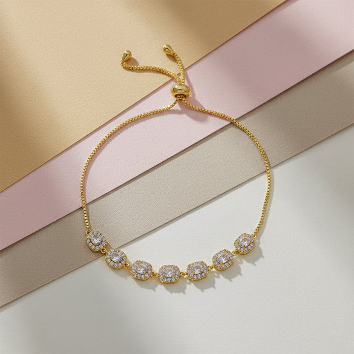 Halo Charm Adjustable Bracelet GWB -159