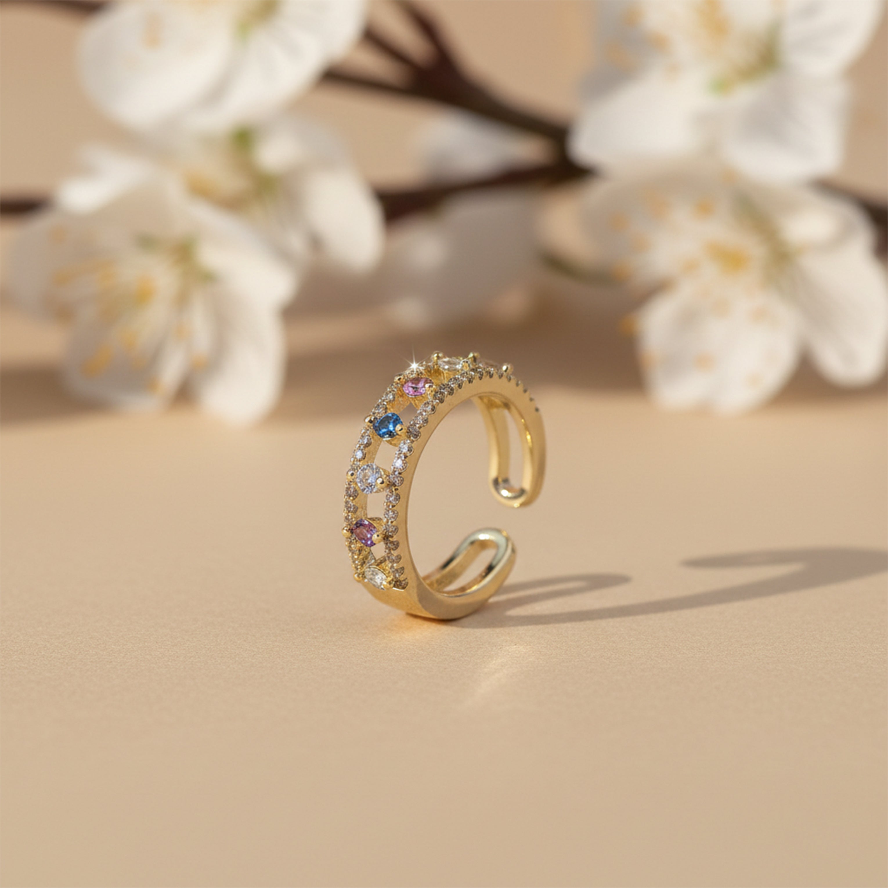 Aurora Gemline Open Ring GWR -43