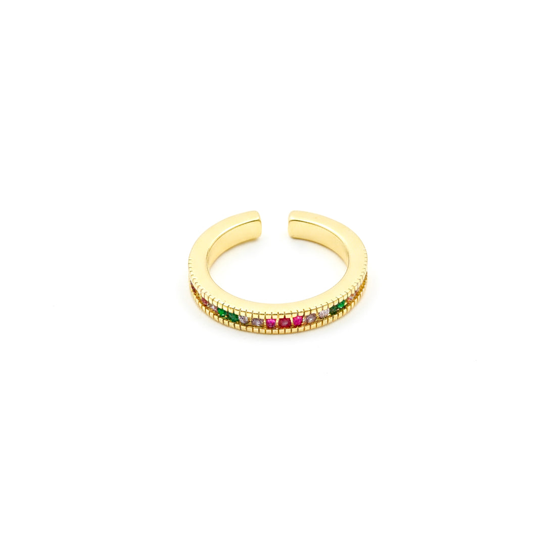 Prism Luxe Rainbow Band Ring GWR -53