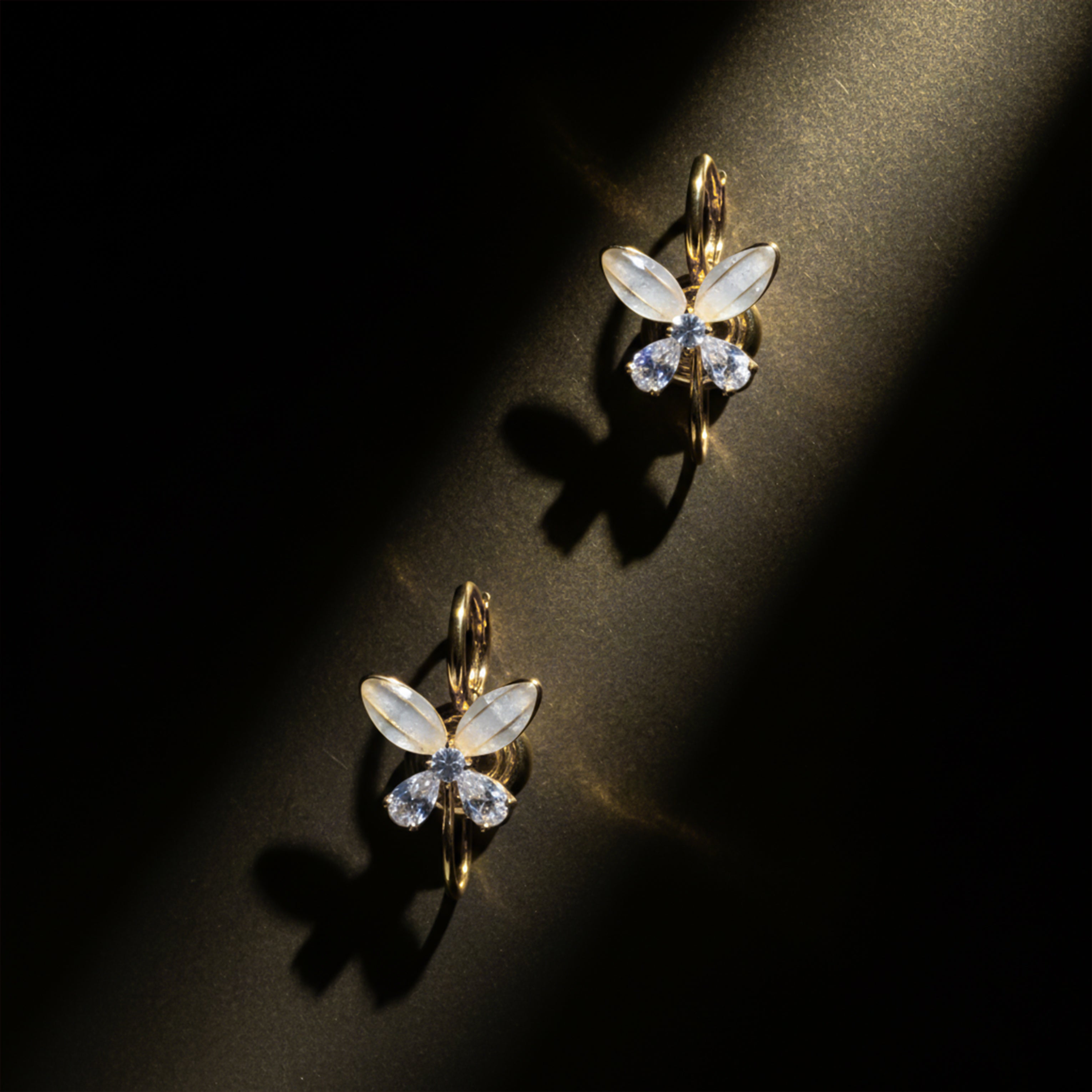 Bloom Hoop Stud Earrings GWE -101