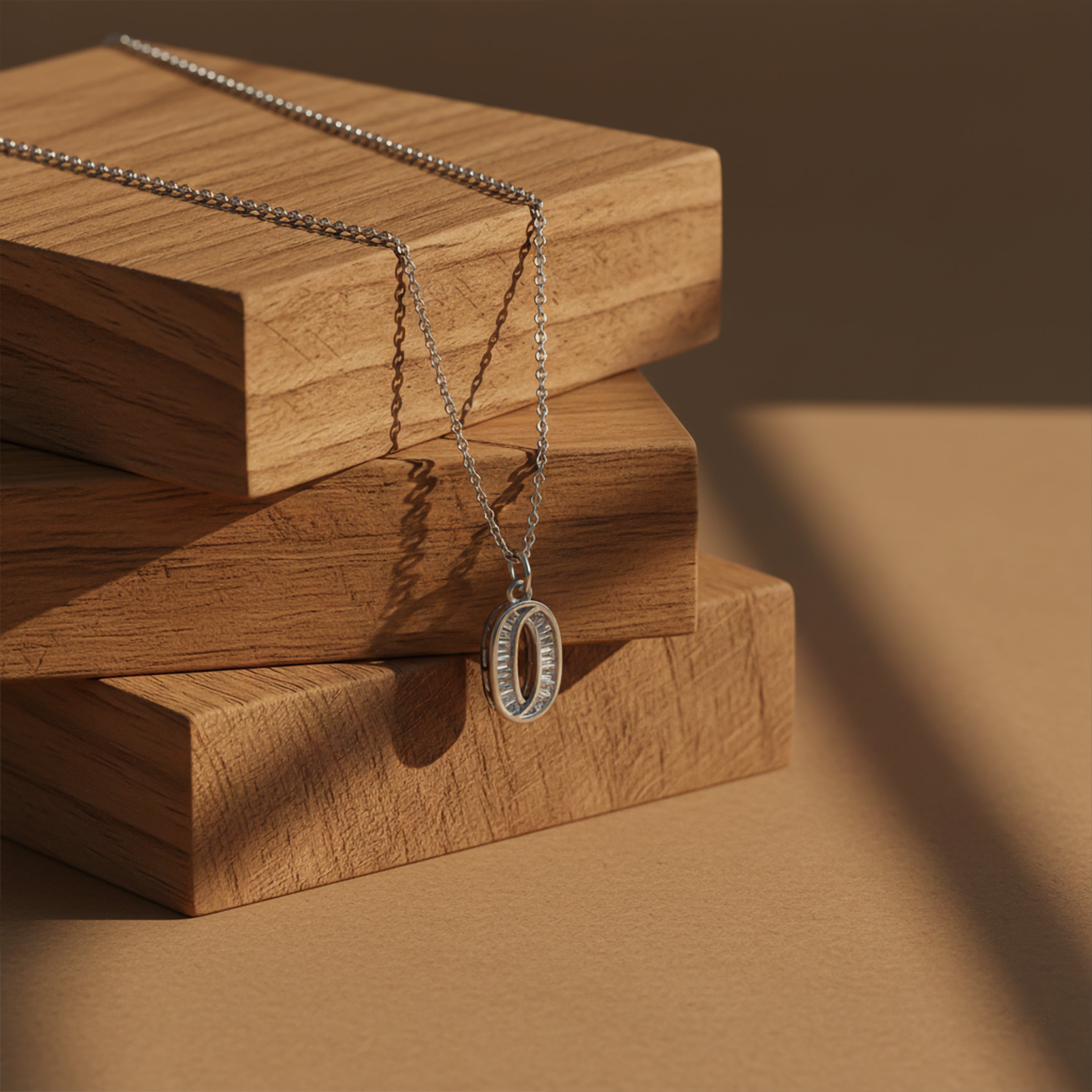 Silver Alphabet Letter Necklace GWN -45