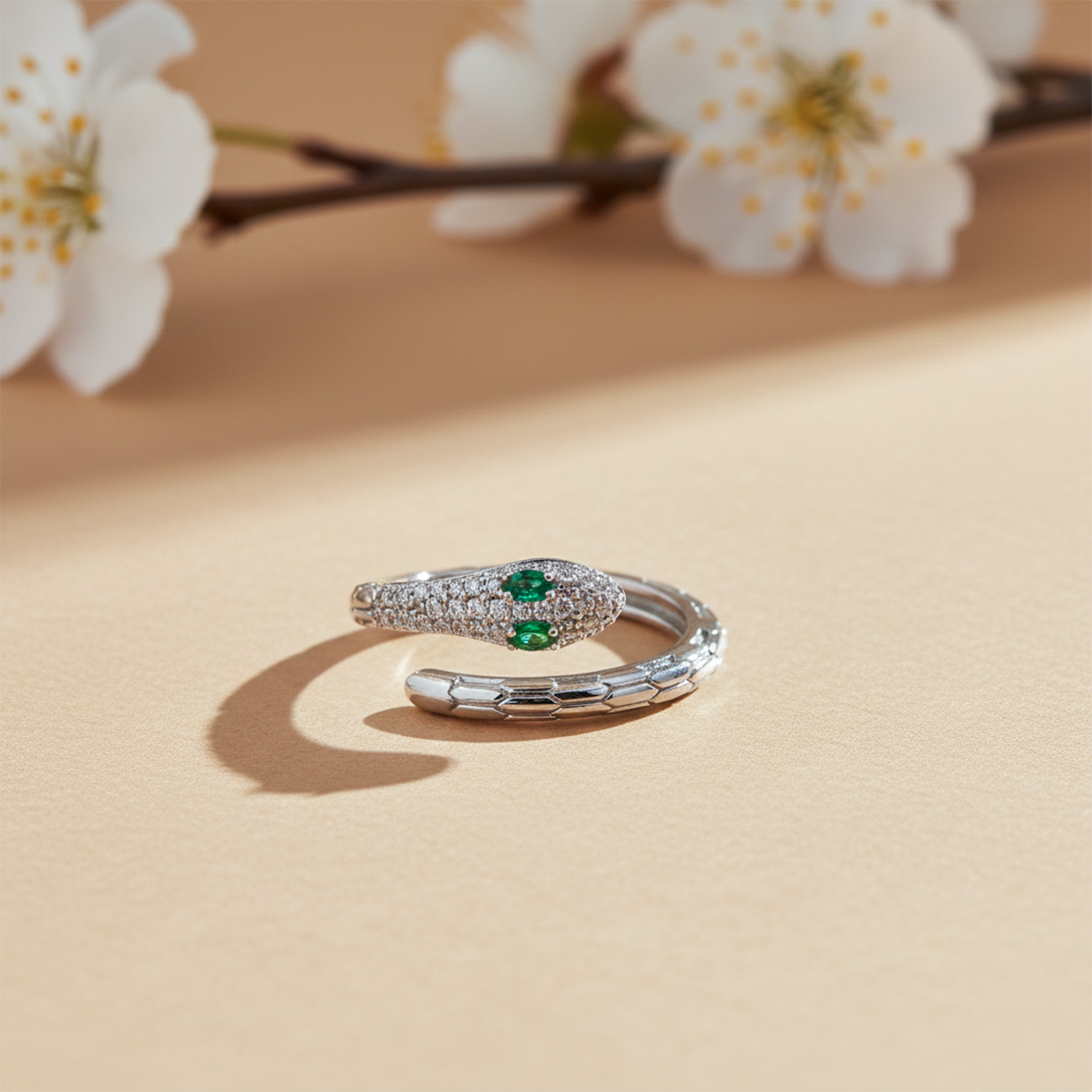 Emerald Viper Wrap Ring GWR -77