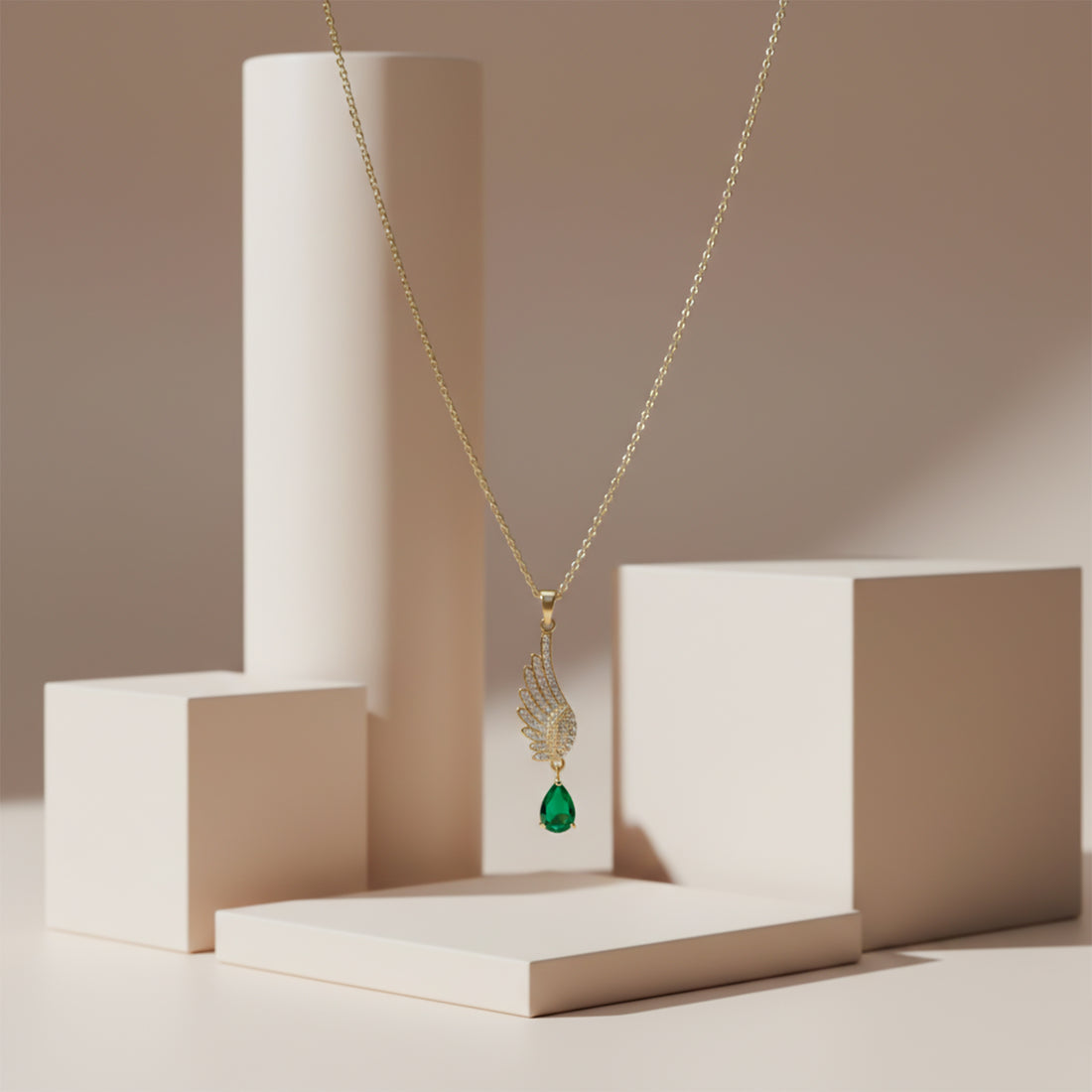 Angel Wing Pendant Necklace GWN -116
