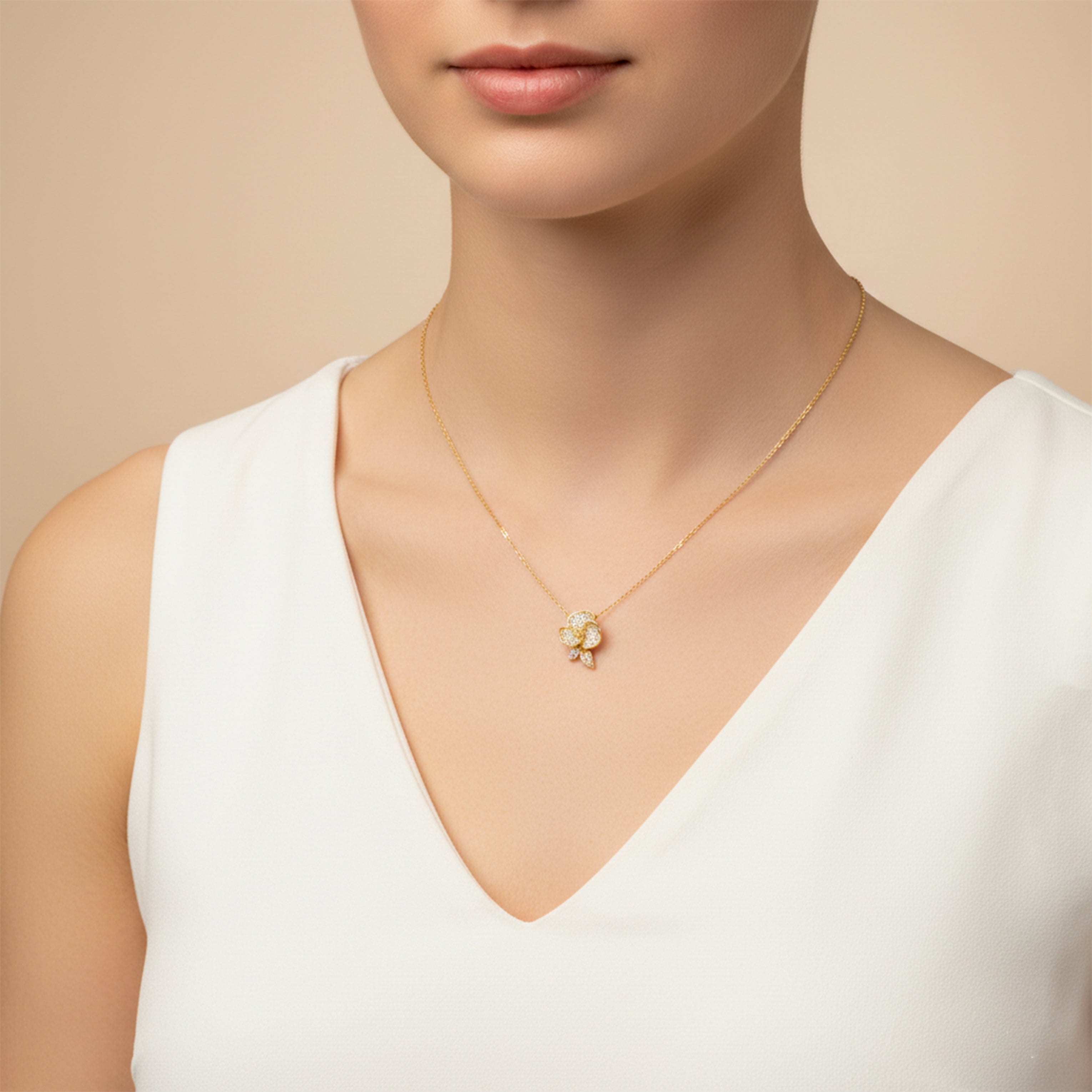 Blossom Pendant Necklace GWN -153