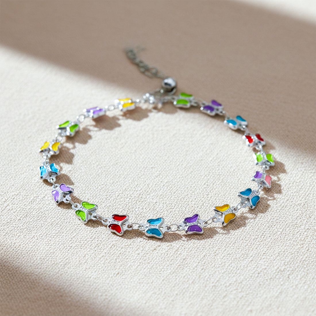 Rainbow Butterfly Anklet GWA -34