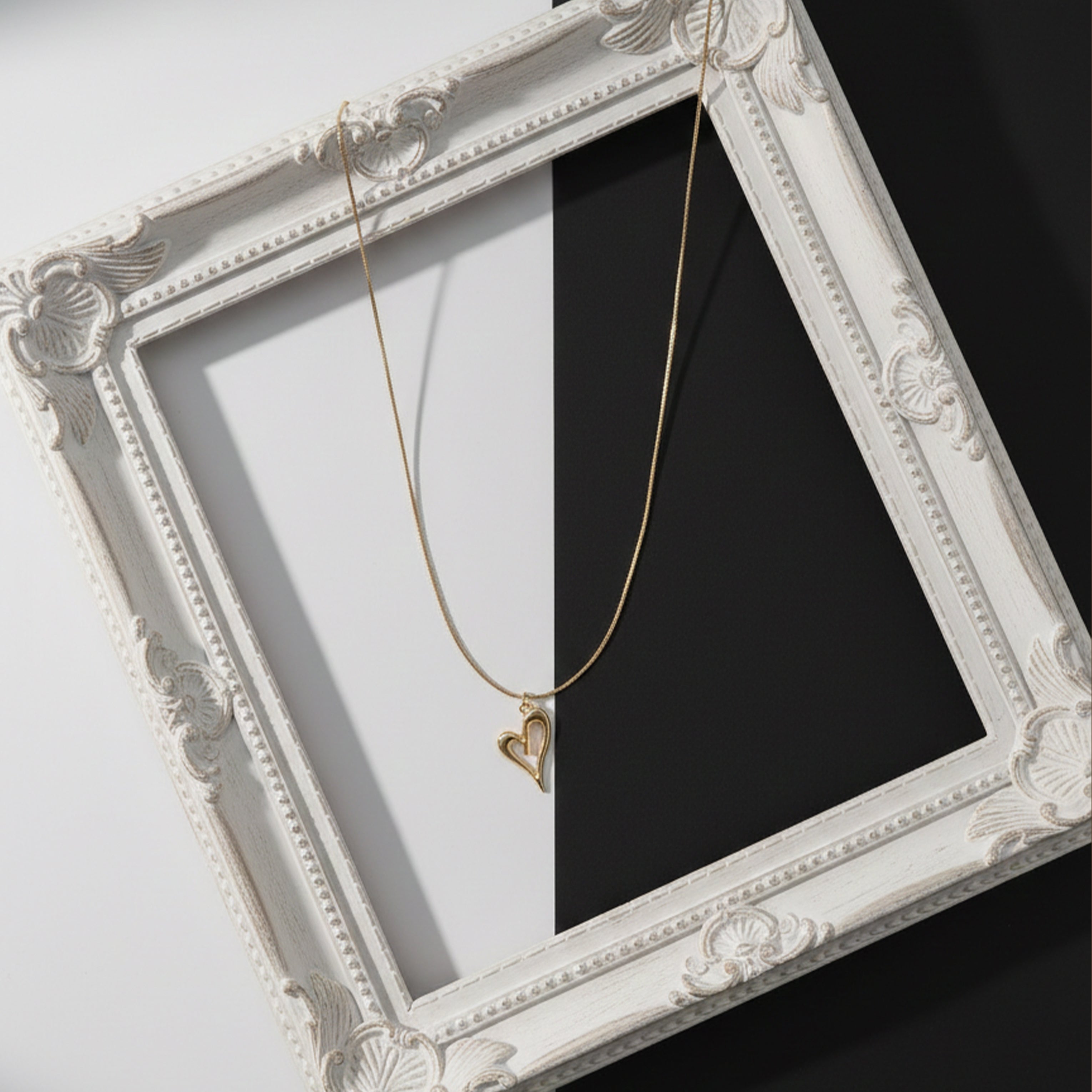 Minimalist Heart Pendant Necklace GWN -62