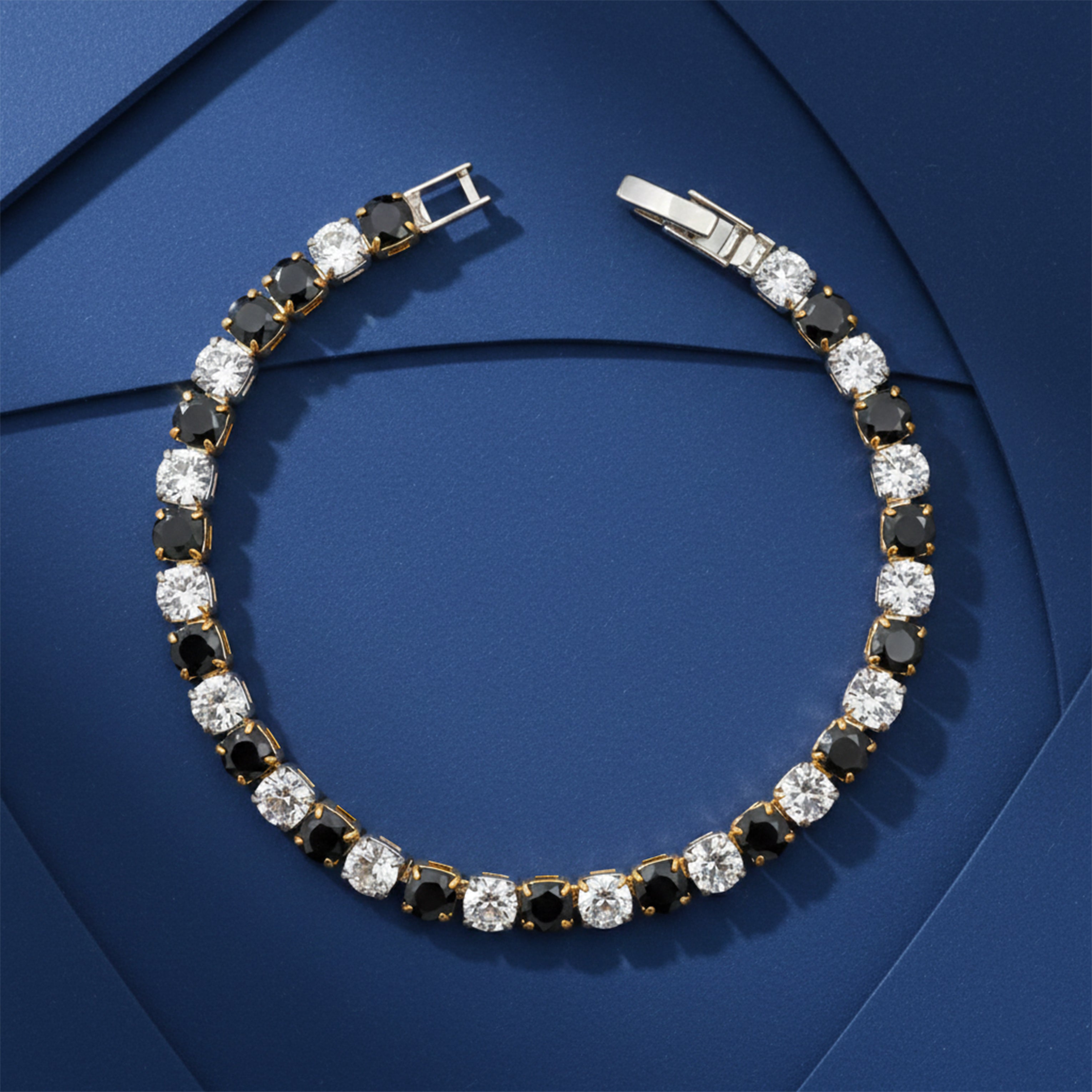 Spark Dual Crystal Tennis Bracelet GWB -57