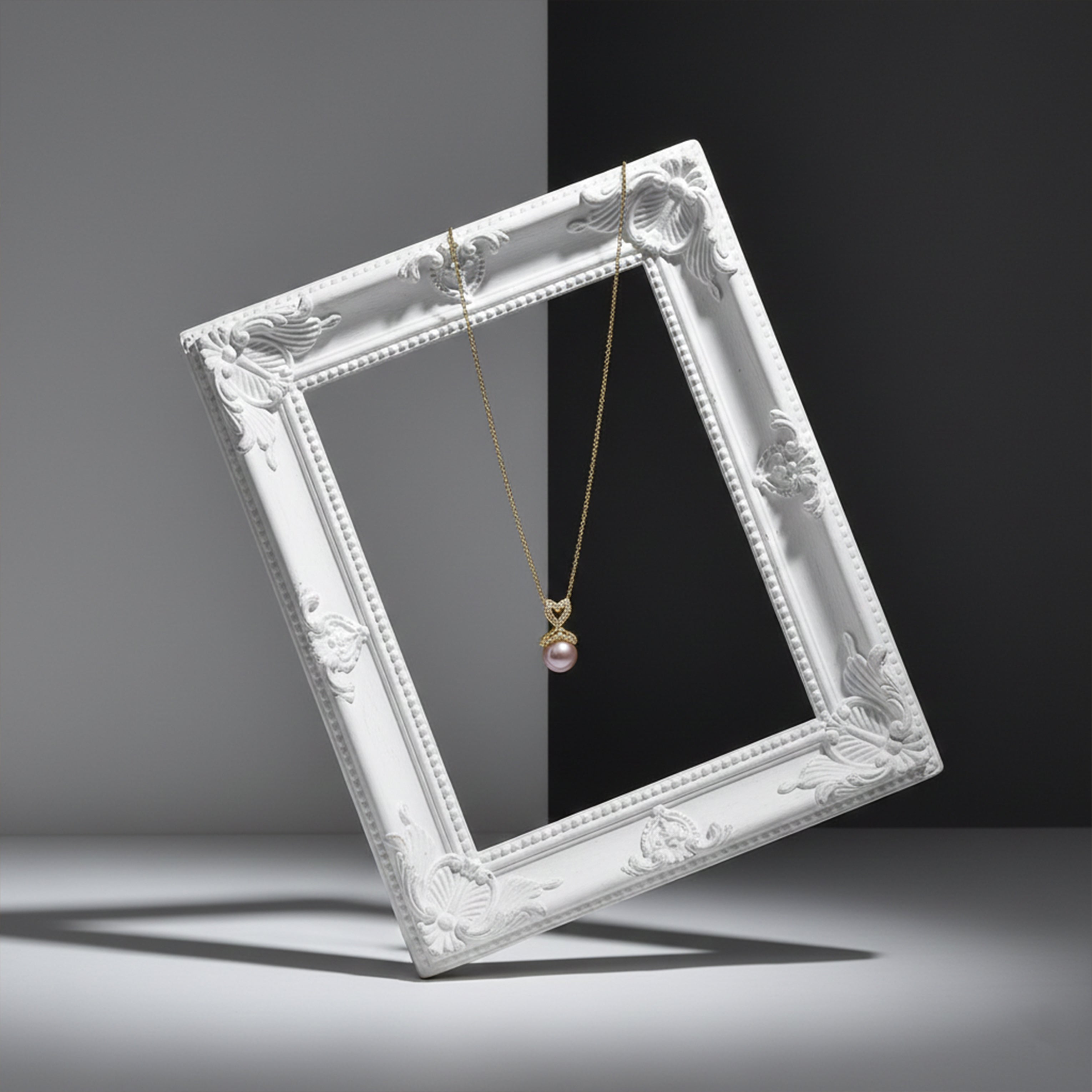 Minimalist Gold Pearl Necklace GWN -38