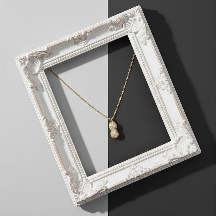 Elegant Gold Open Locket Necklace GWN -32
