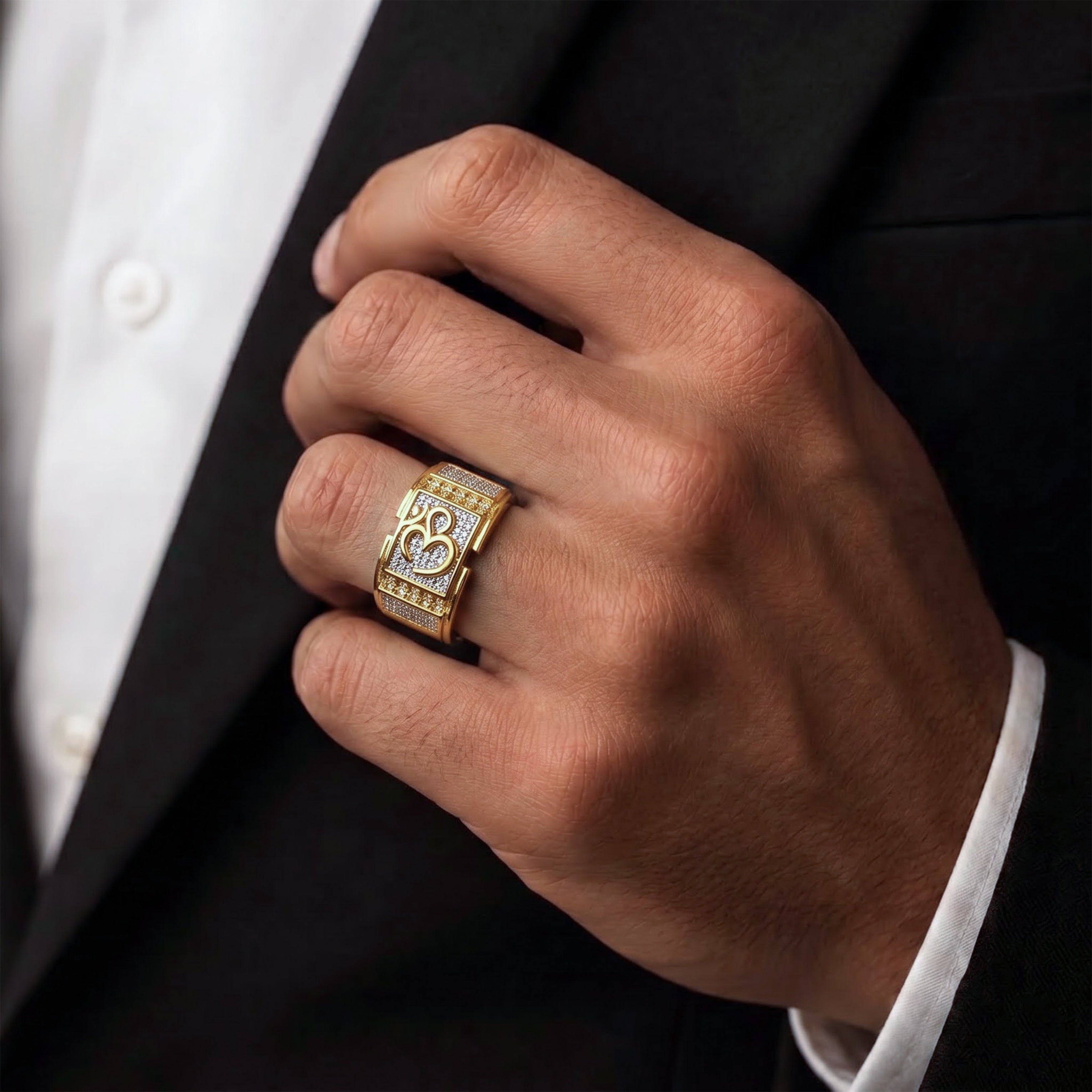 Divine Om Gold Ring GMR -28