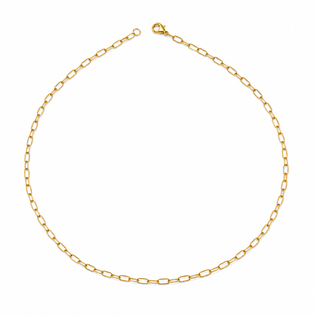 Gold Box Chain Necklace GMC -37