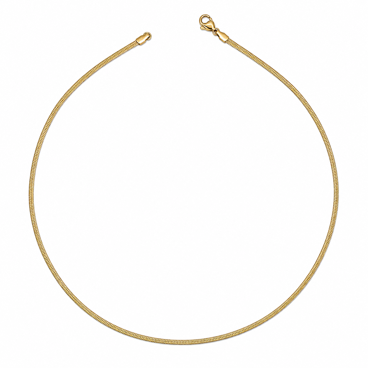 Gold Herringbone Chain GMC -34