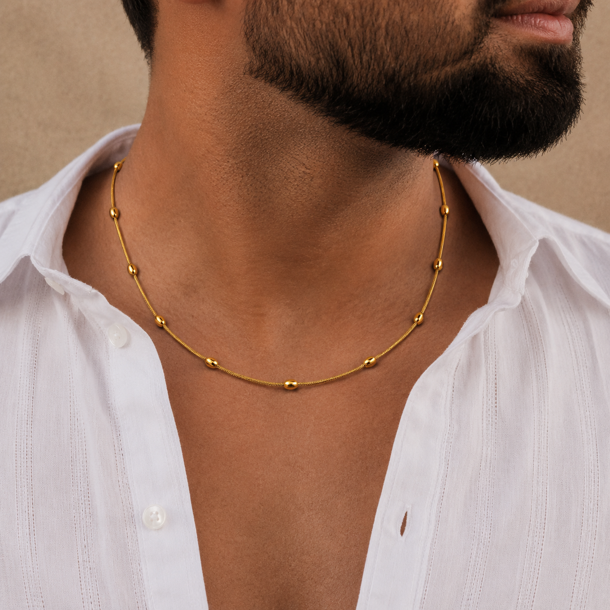 Dainty Gold Station chain GMC -45