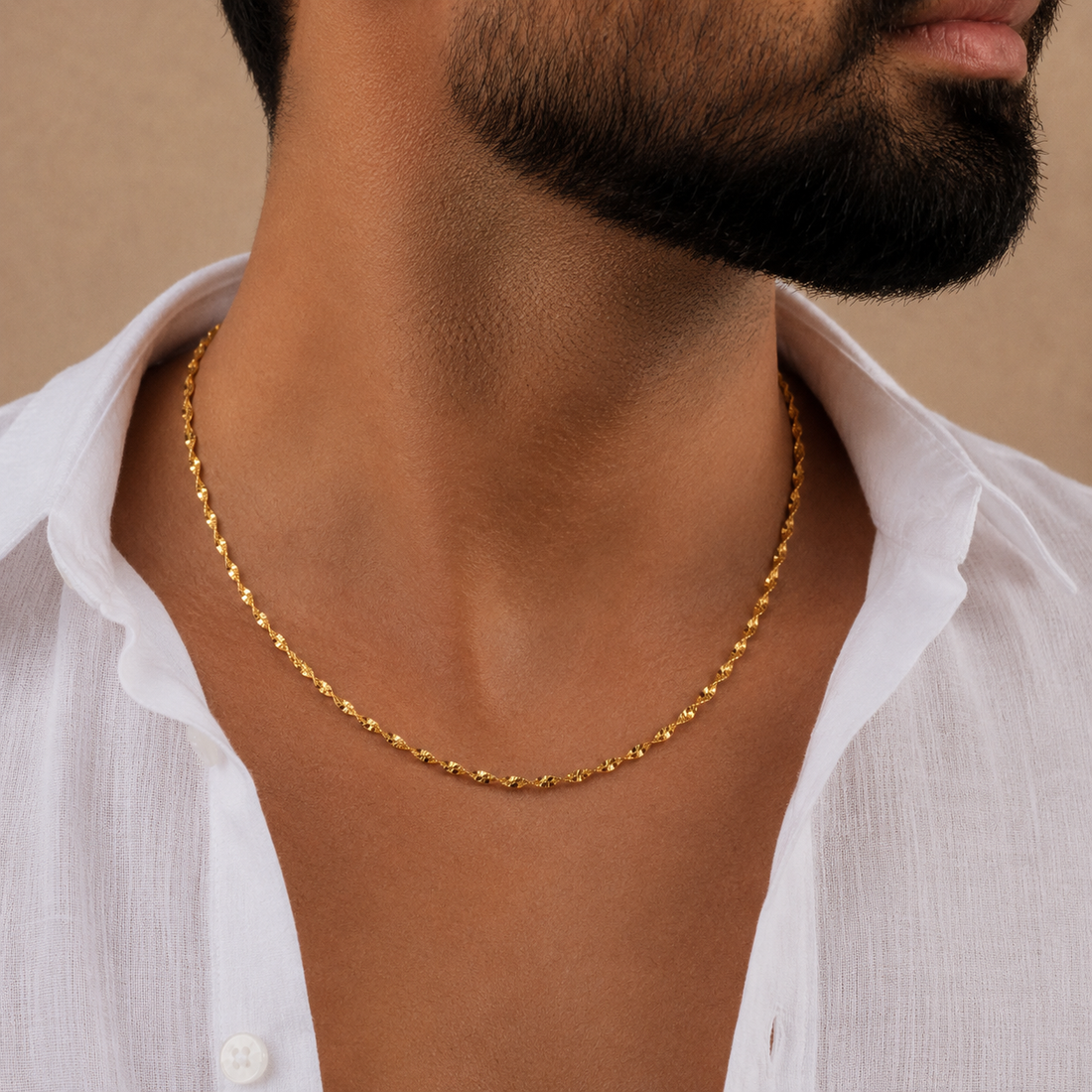 Gold Twist Chain GMC -43