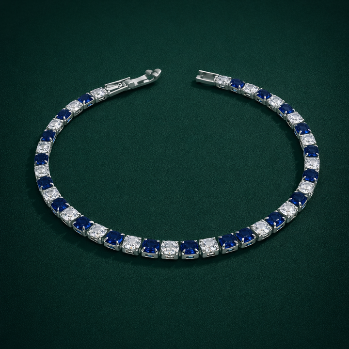 Royal Sapphire Tennis Bracelet GWB -71