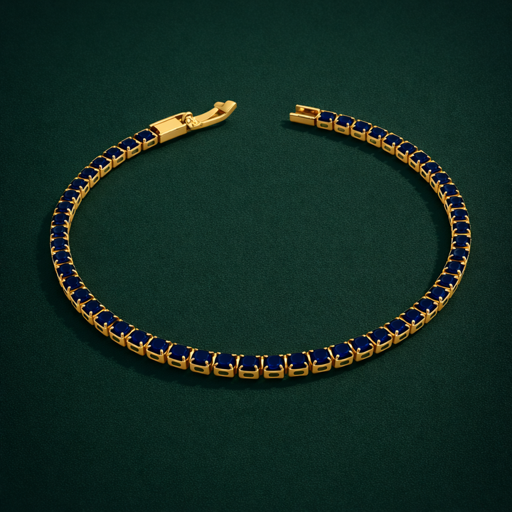 Royal Blue Luxe Tennis Bracelet GWB -75