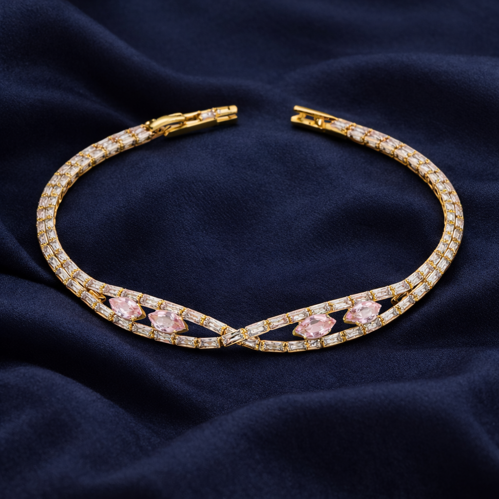 Blush Royale Crystal Bracelet GWB -125