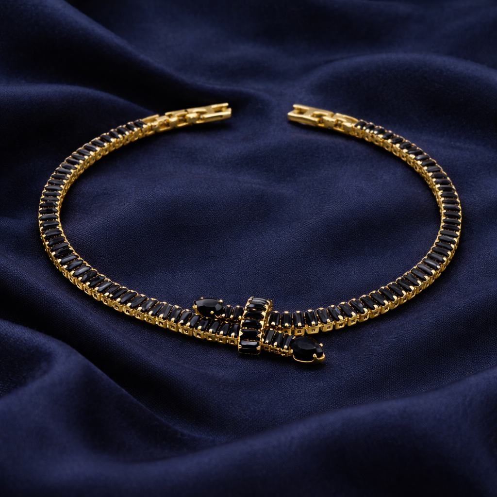 Noir Bow Luxe Bracelet GWB -126