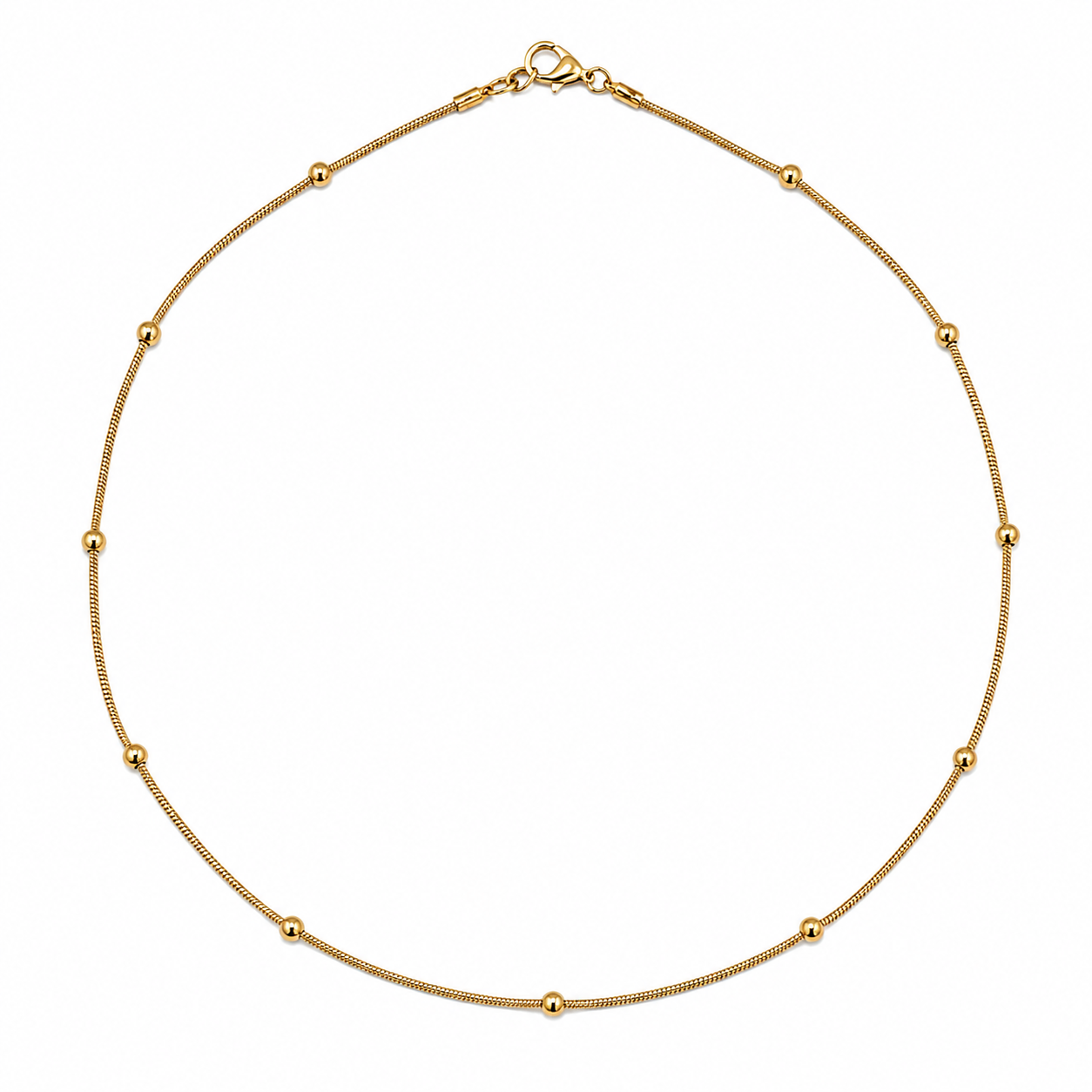 Beaded Snake Chain