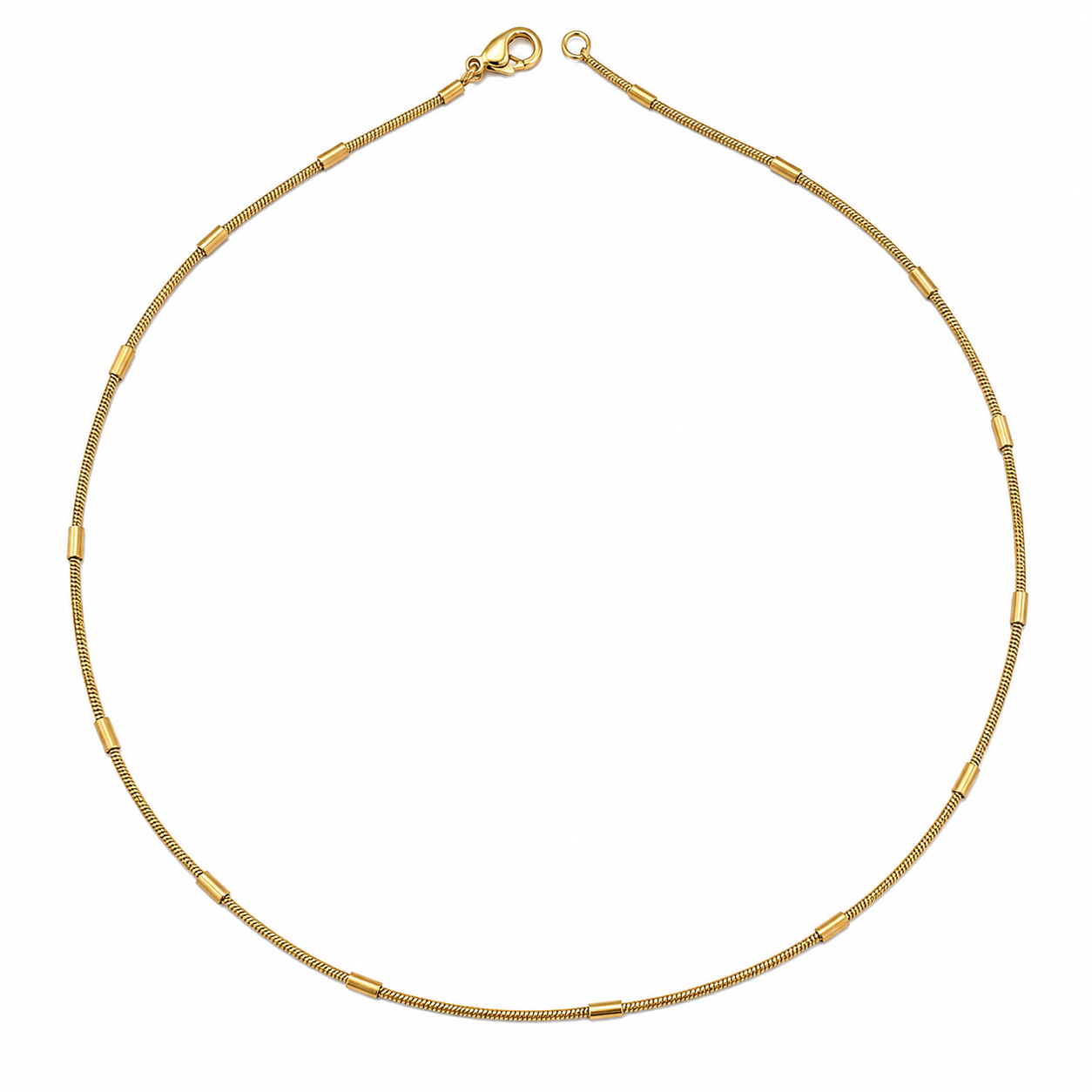 Beaded Station Necklace