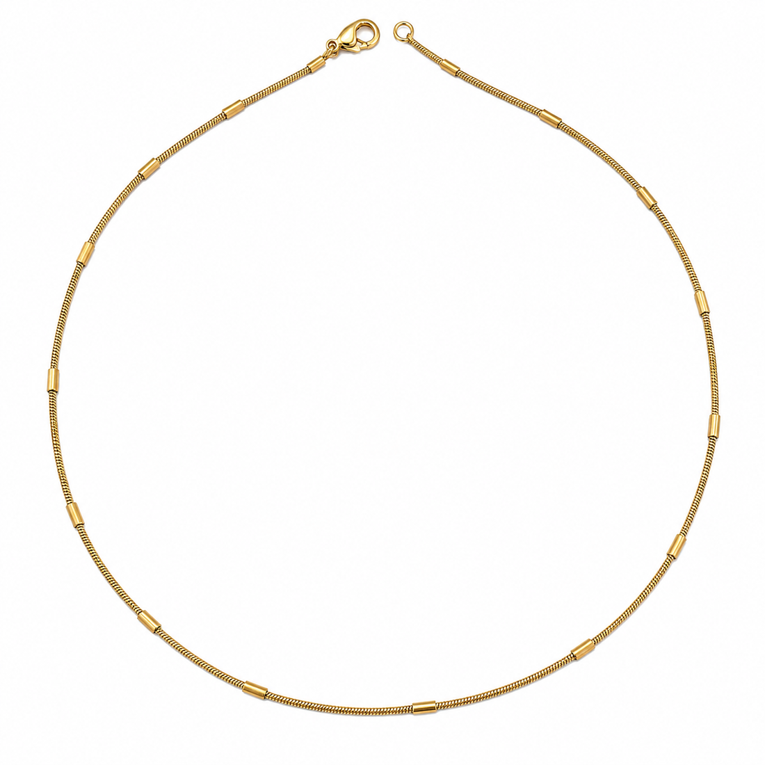 Beaded Station Necklace