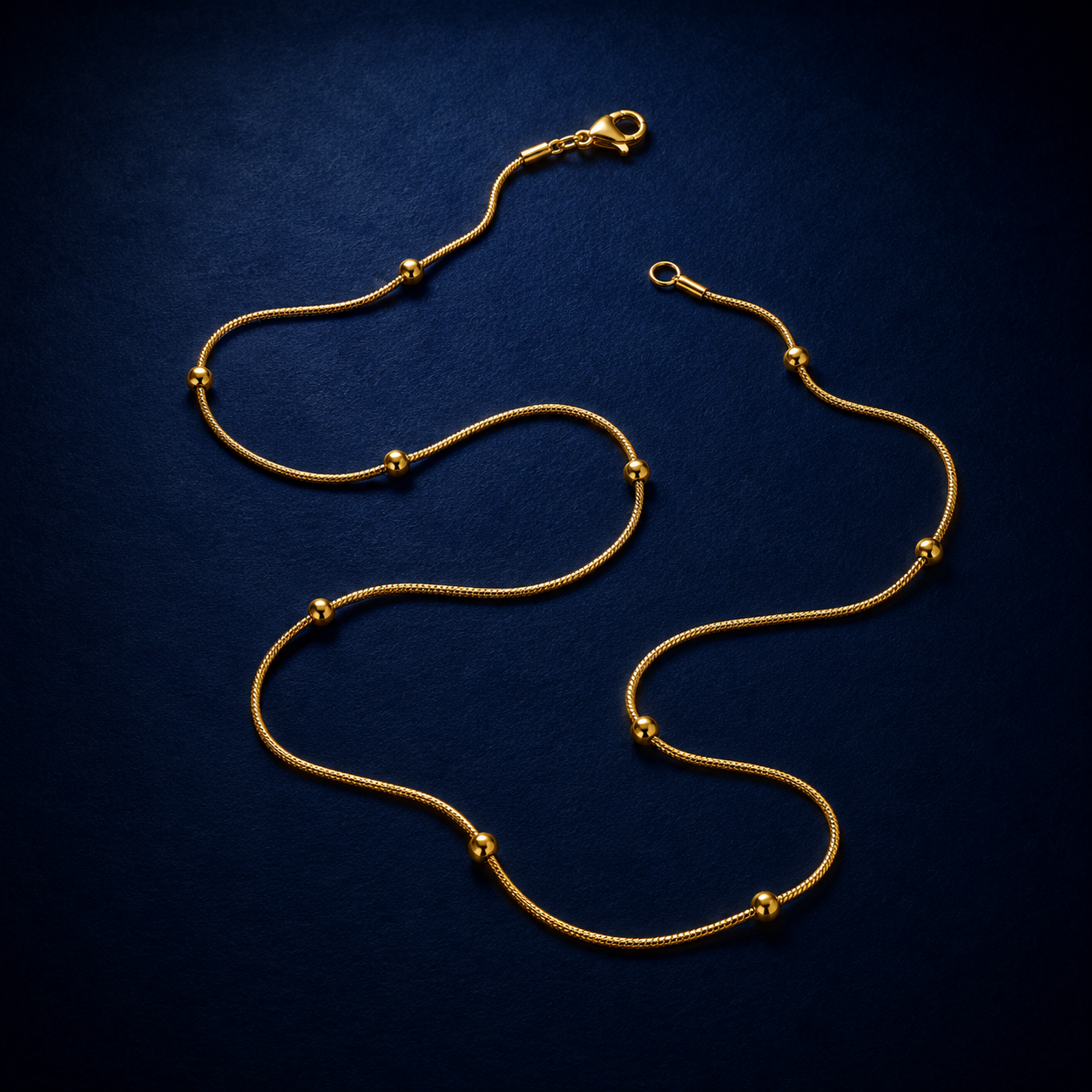 Beaded Snake Chain