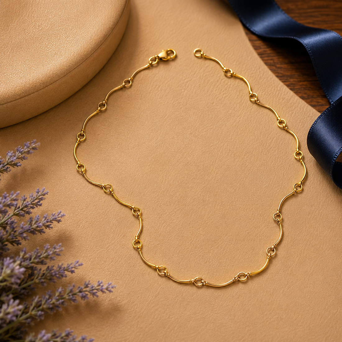Gold Plated Paperclip Link Chain