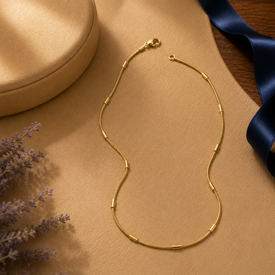 Beaded Station Necklace