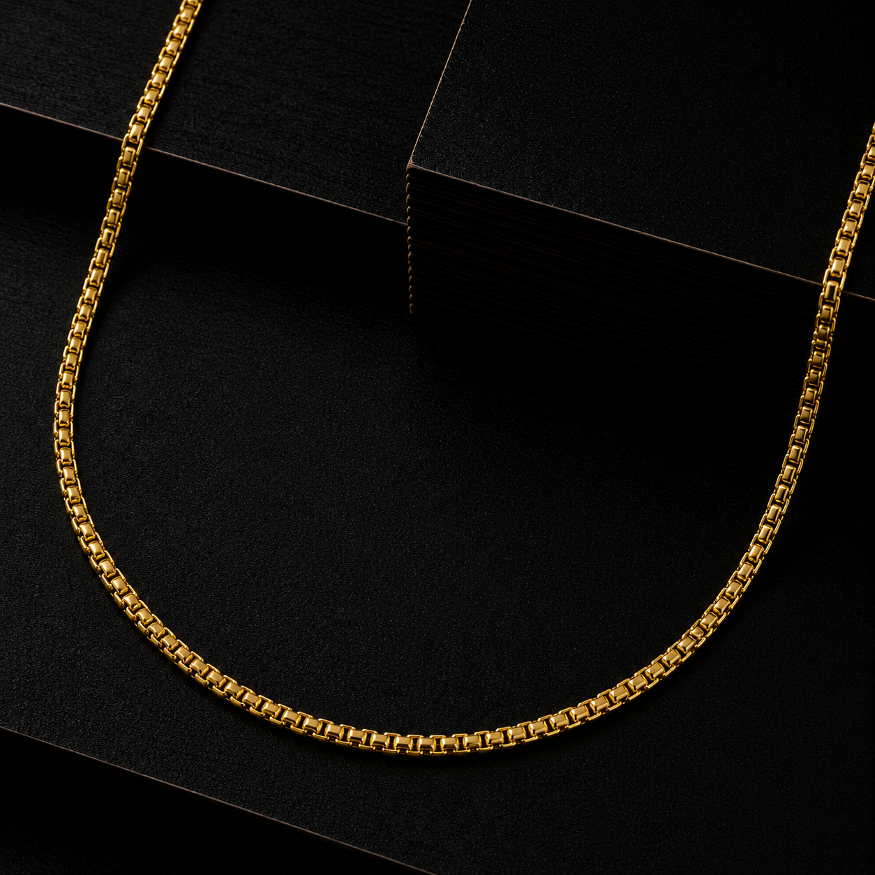 Gold Plated Box Chain GMC -47