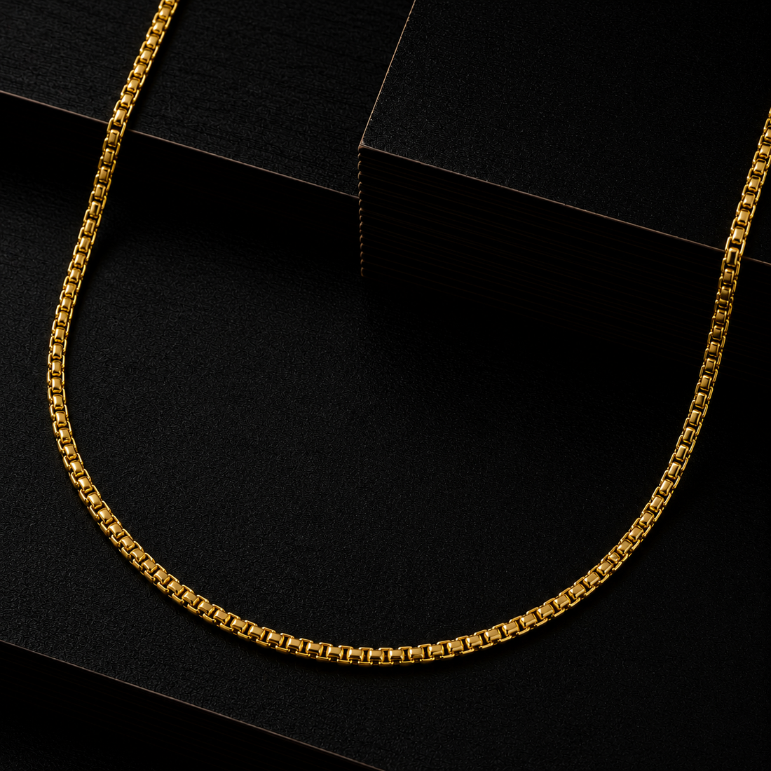 Gold Plated Box Chain GMC -47