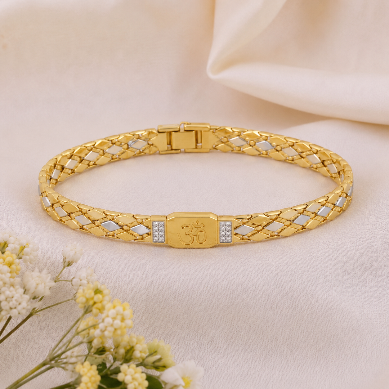 Divine Om Gold Bracelet GMB -11