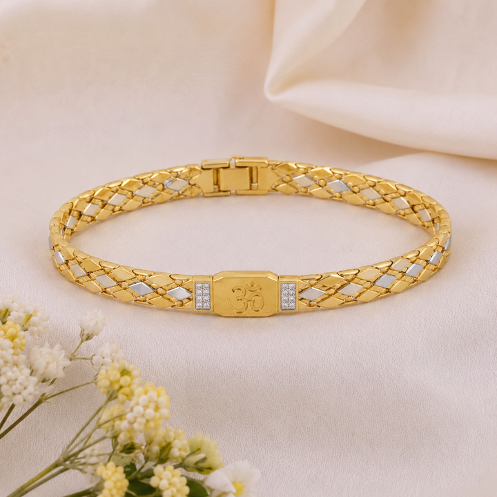 Divine Om Gold Bracelet GMB -11