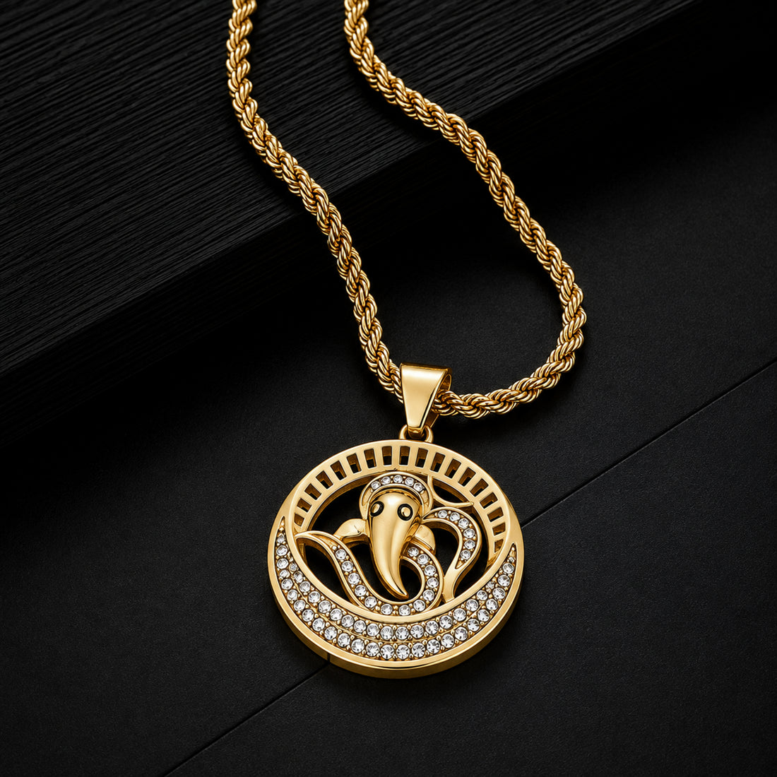 Ganesh Aura Pendant Chain GMP -8