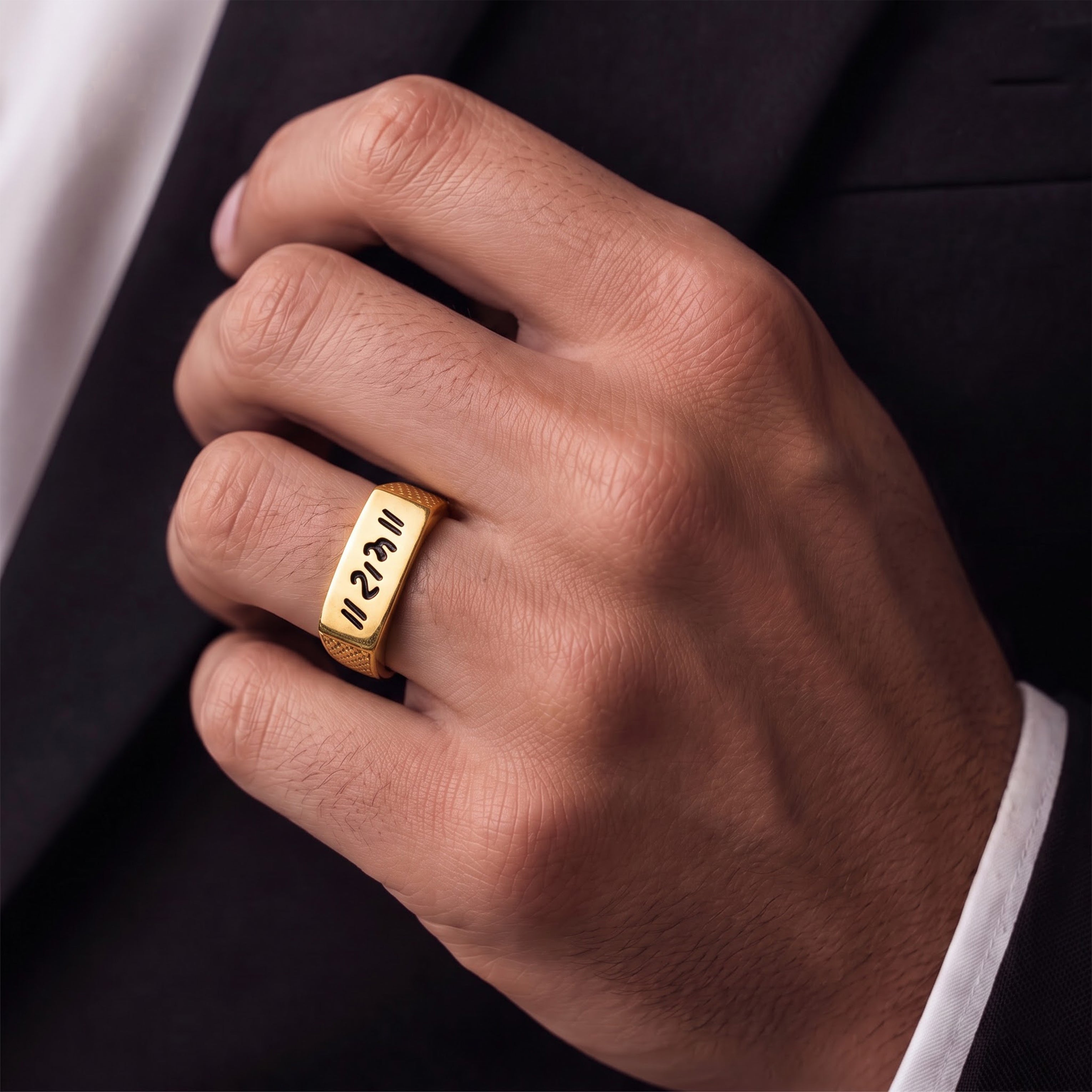 Sanskrit Power Gold Ring GMR -31